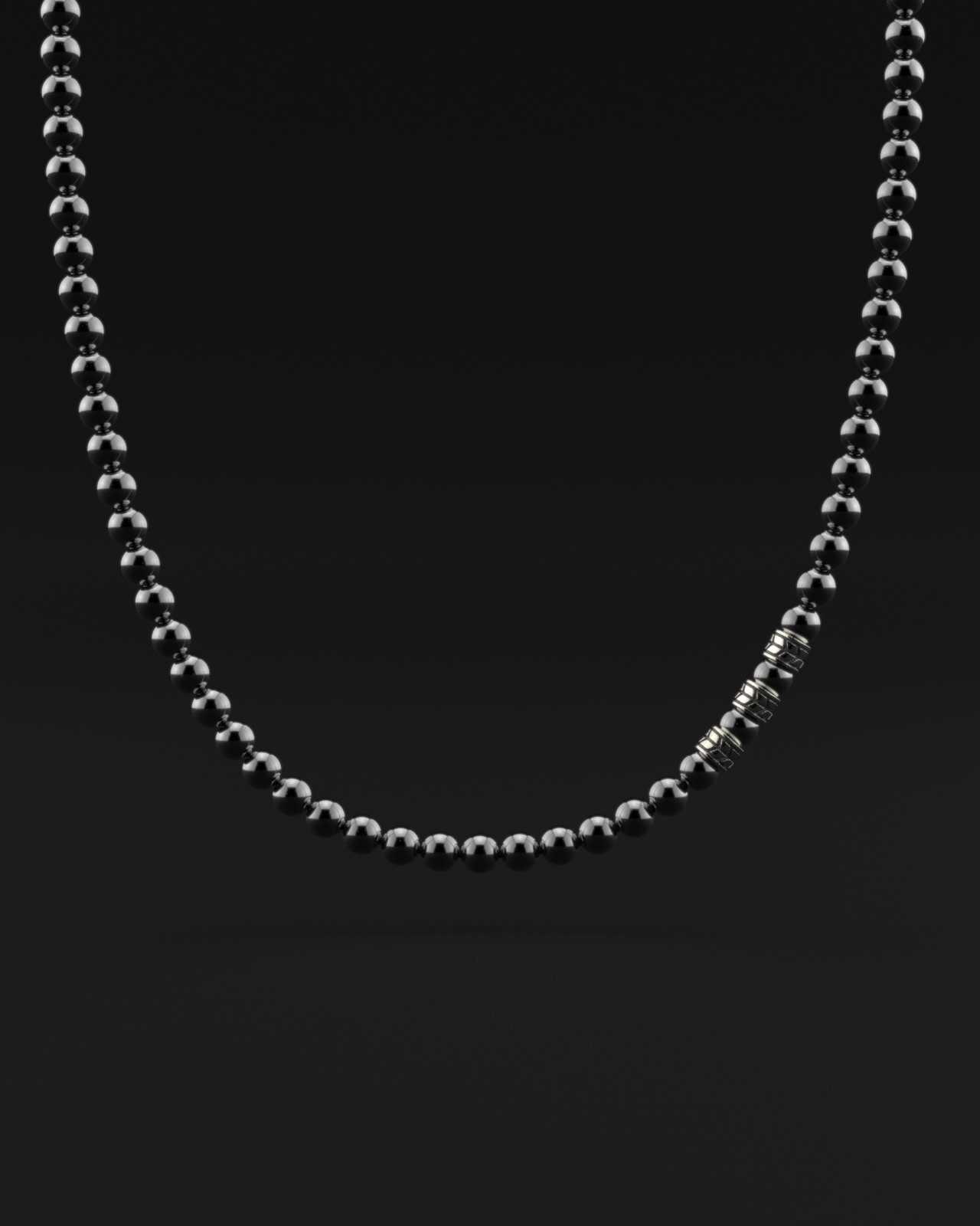 Hematite Necklace 8mm | Royale