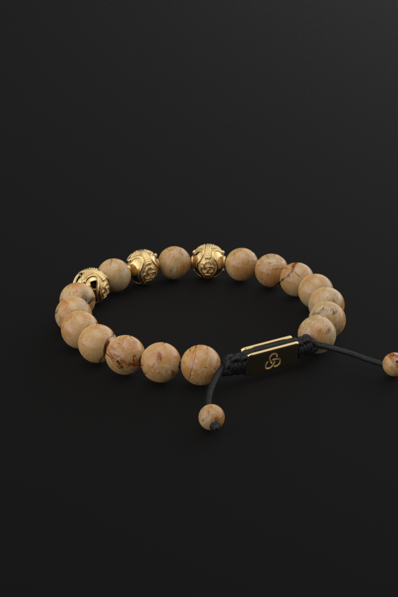 Jasper Bracelet 10mm | Premium