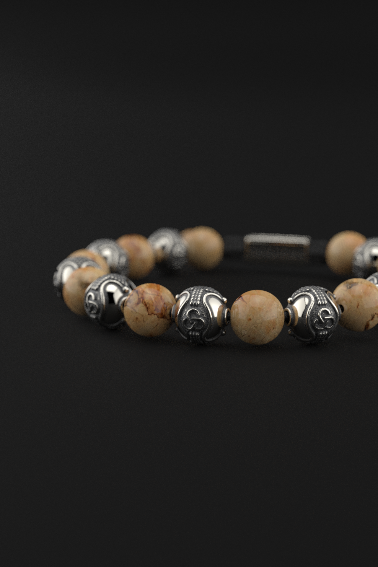 Jasper Bracelet 10mm | Prestige