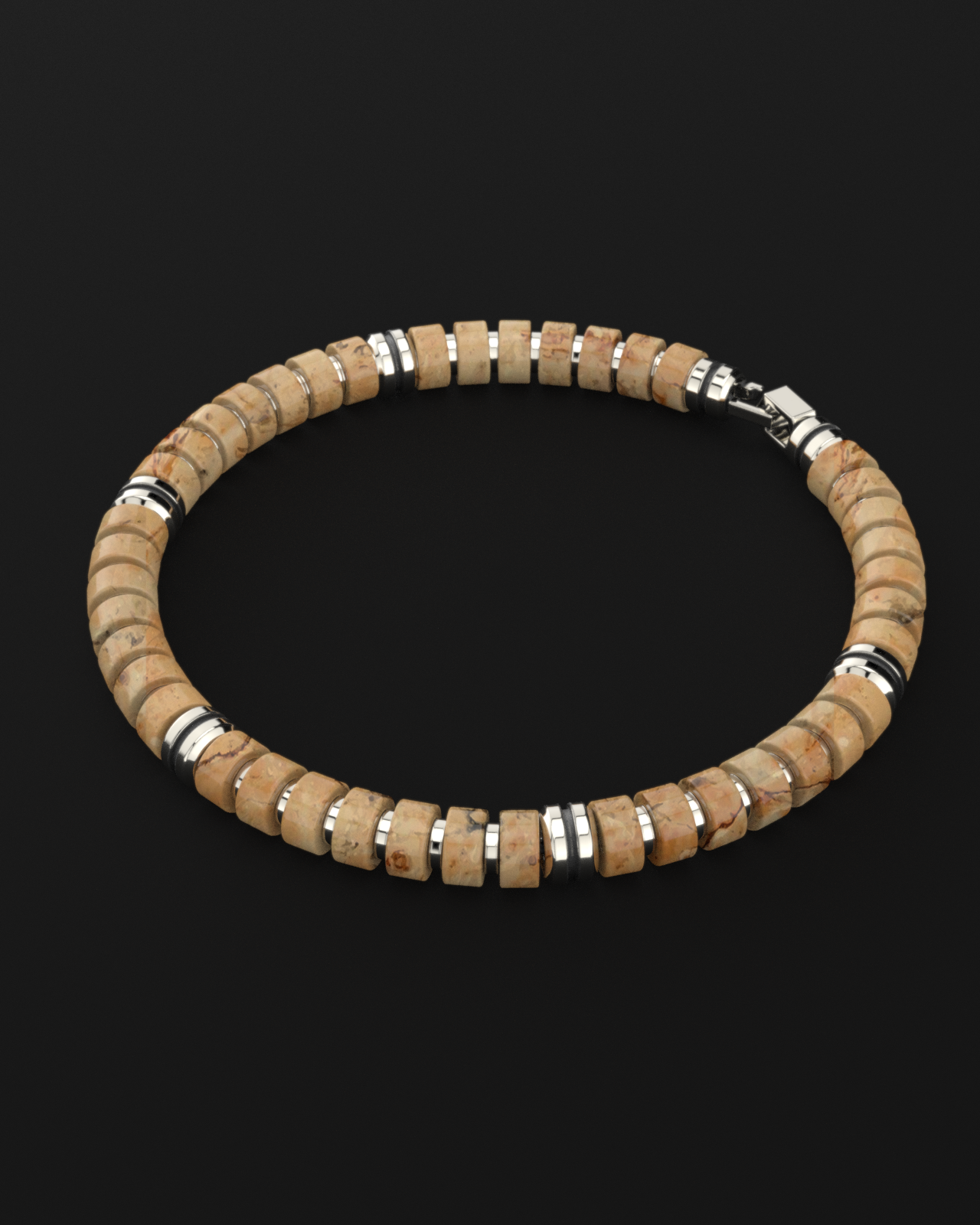 Jasper Bracelet 6mm | Premium Spacer