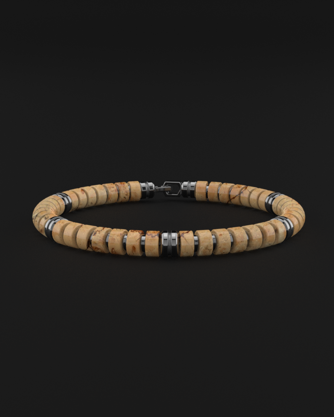 Jasper Bracelet 6mm | Premium Spacer