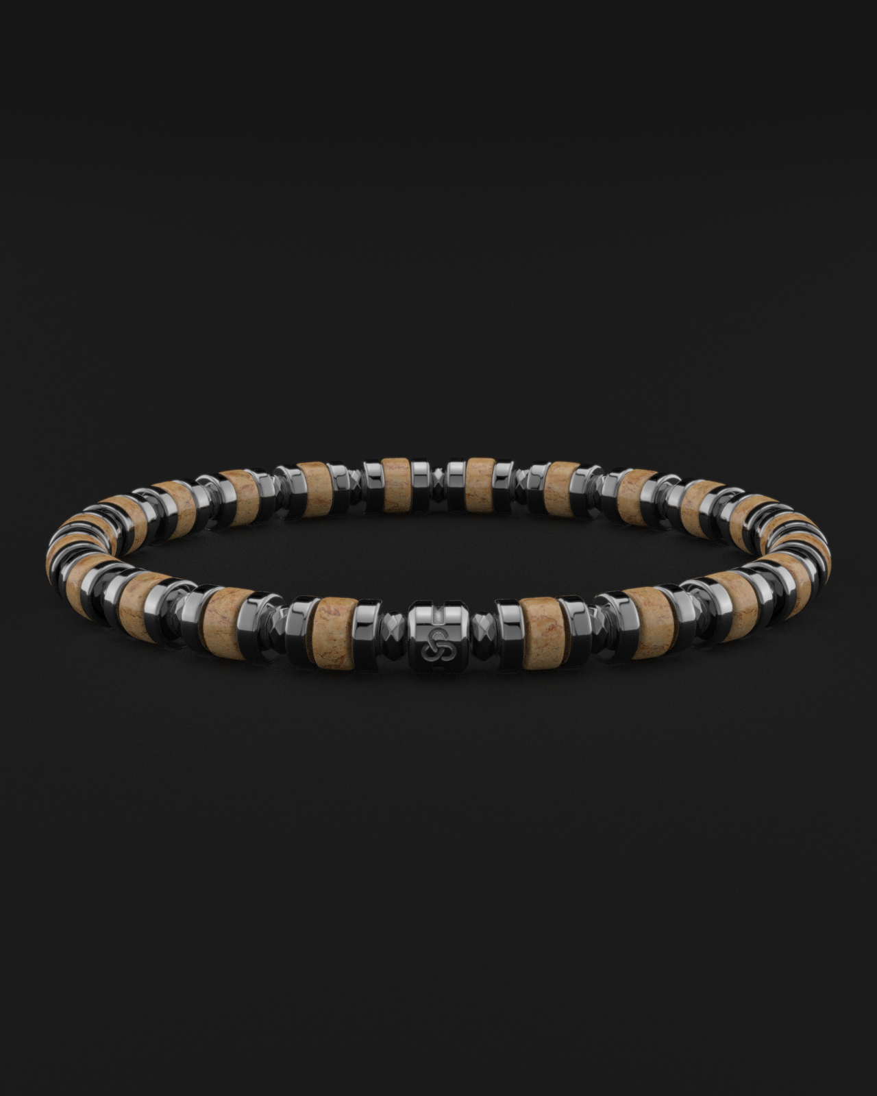 Jasper Bracelet 6mm | Spacer