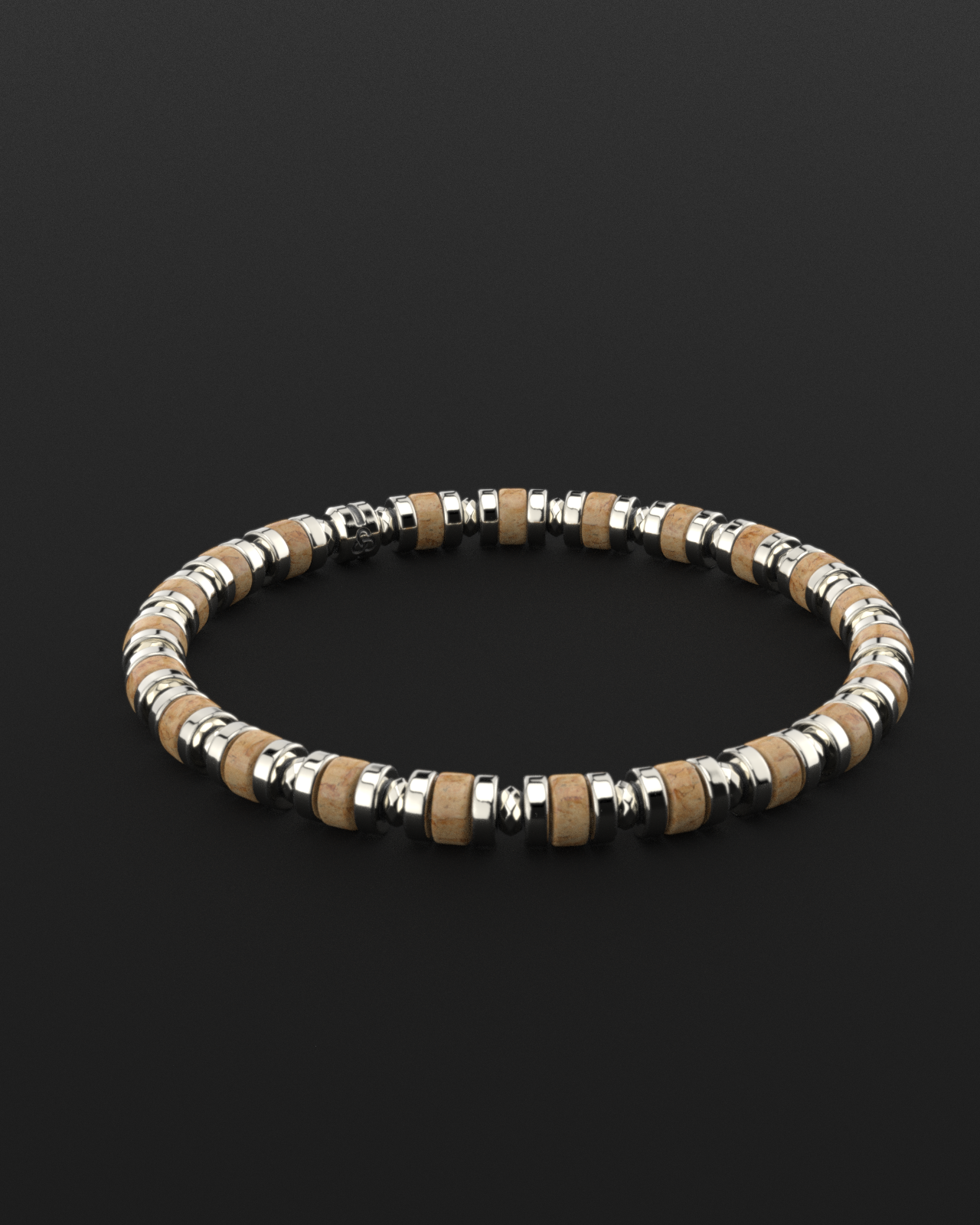 Jasper Bracelet 6mm | Spacer