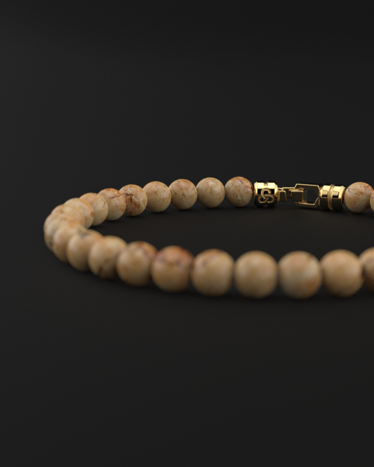 Jasper Bracelet 6mm | VERTEX