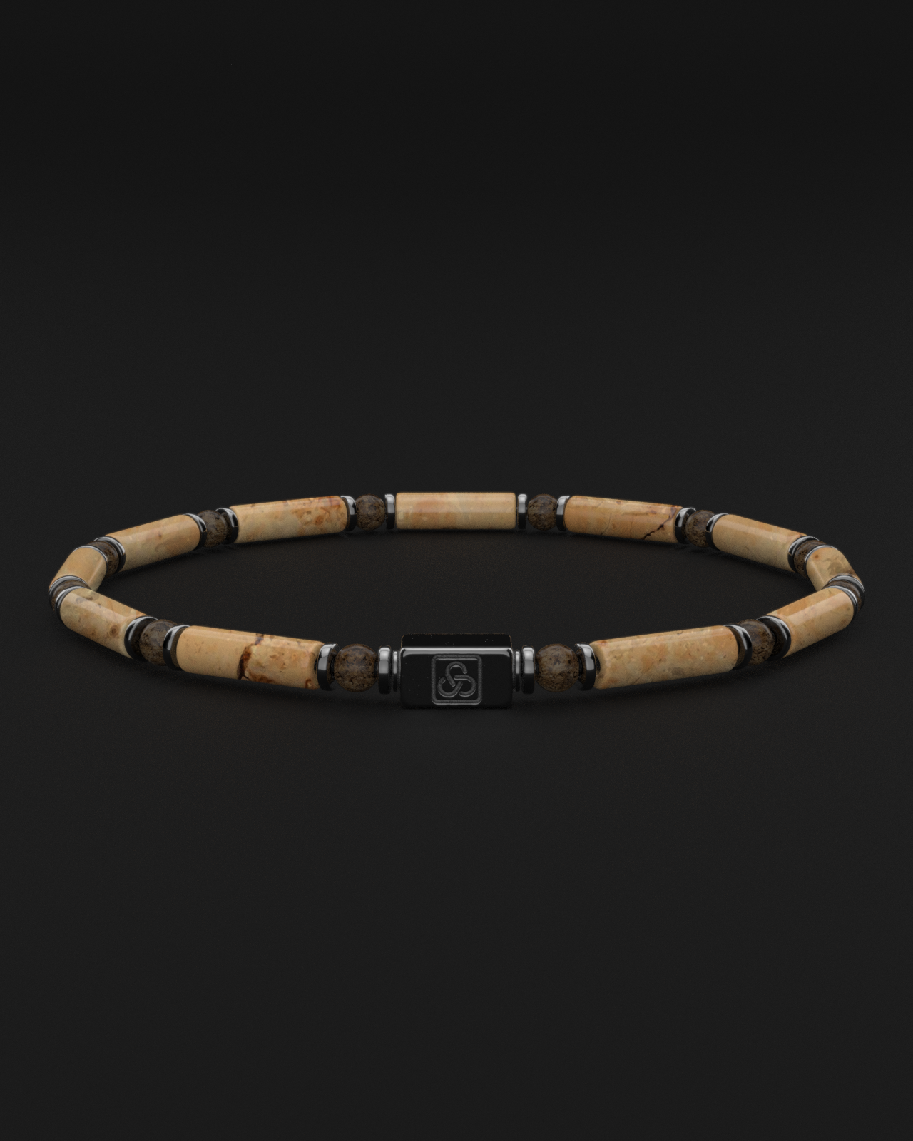 Jasper + Bronzite Bracelet 4mm | PIPE