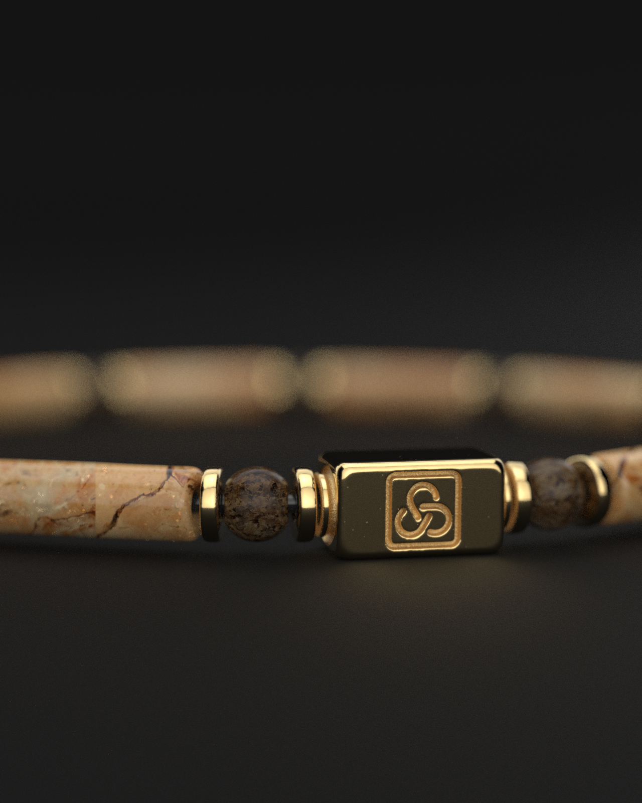 Jasper + Bronzite Bracelet 4mm | PIPE