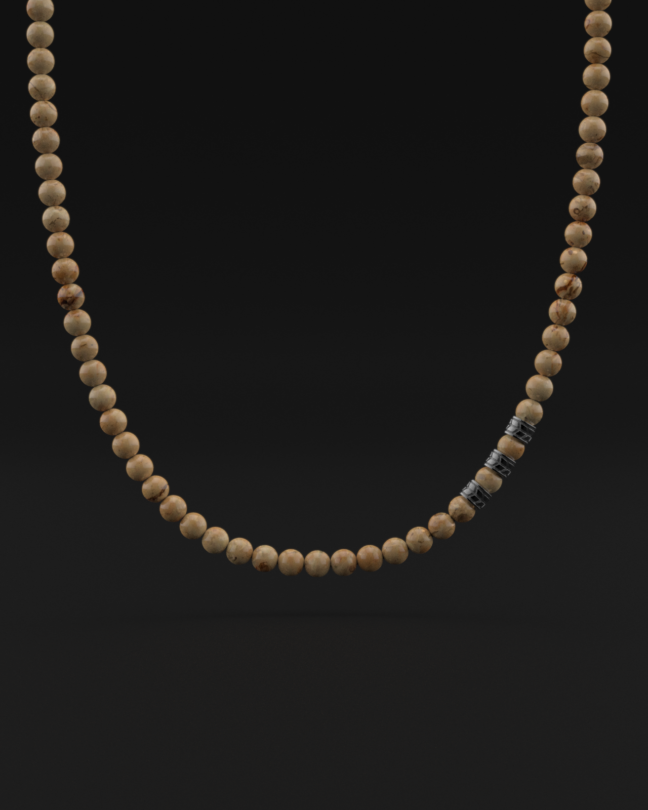 Jasper Necklace 8mm | Royale