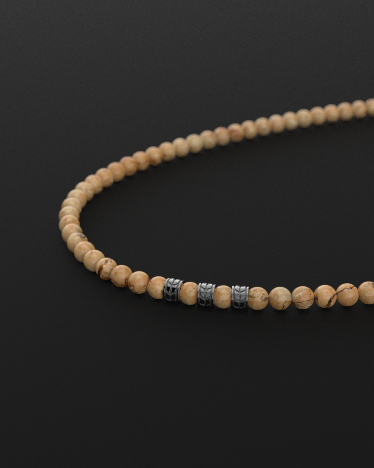 Jasper Necklace 8mm | Royale