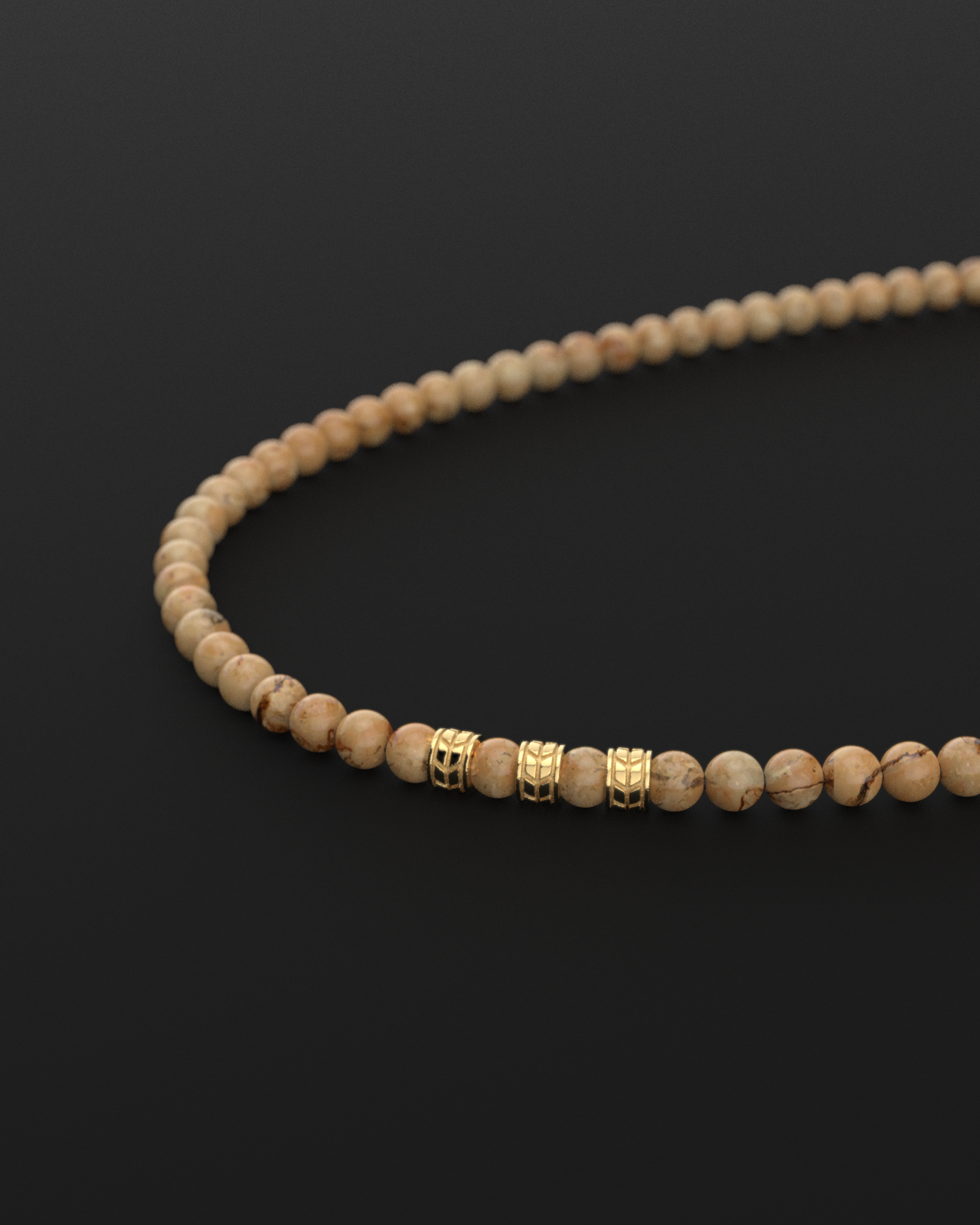 Jasper Necklace 8mm | Royale