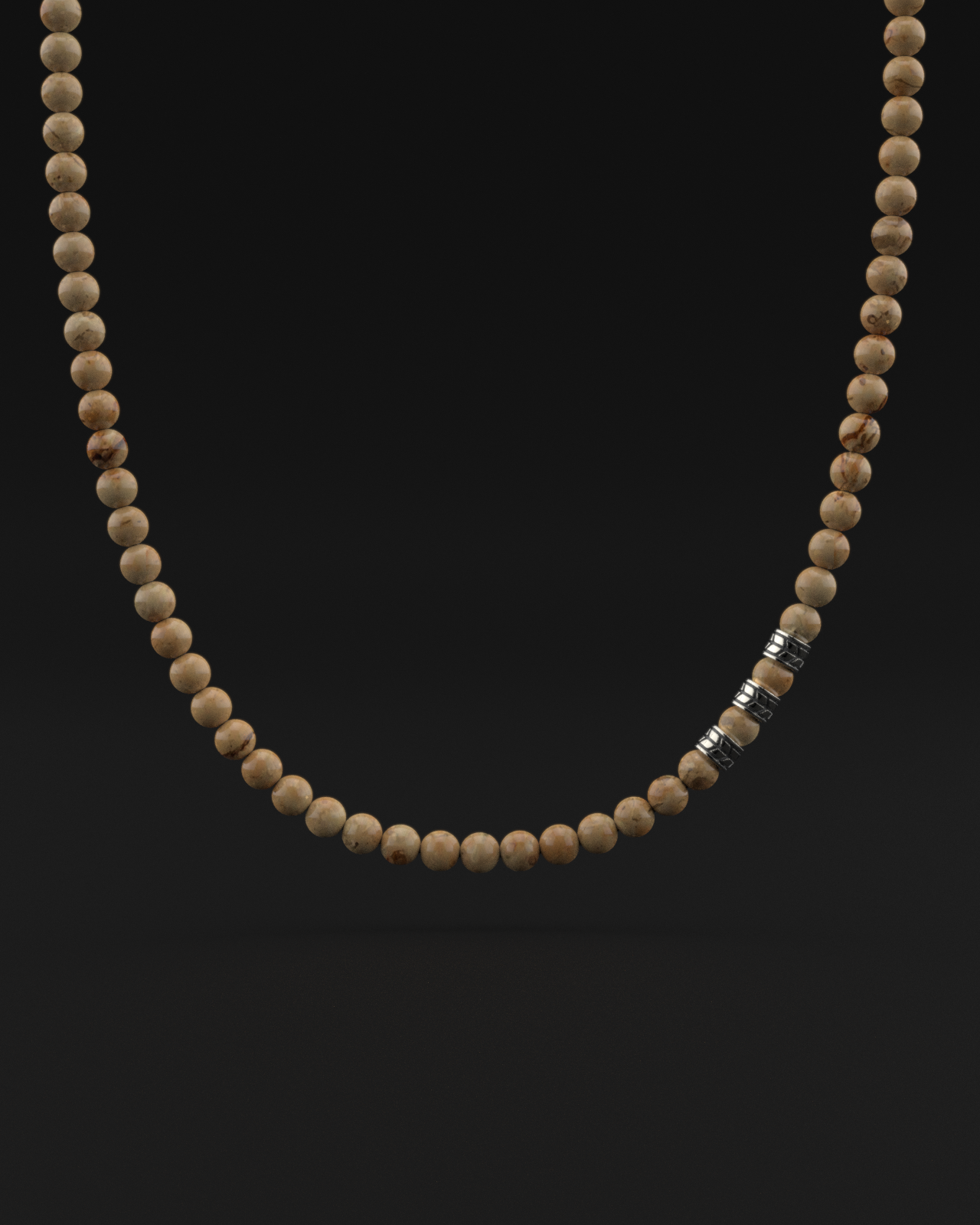 Jasper Necklace 8mm | Royale