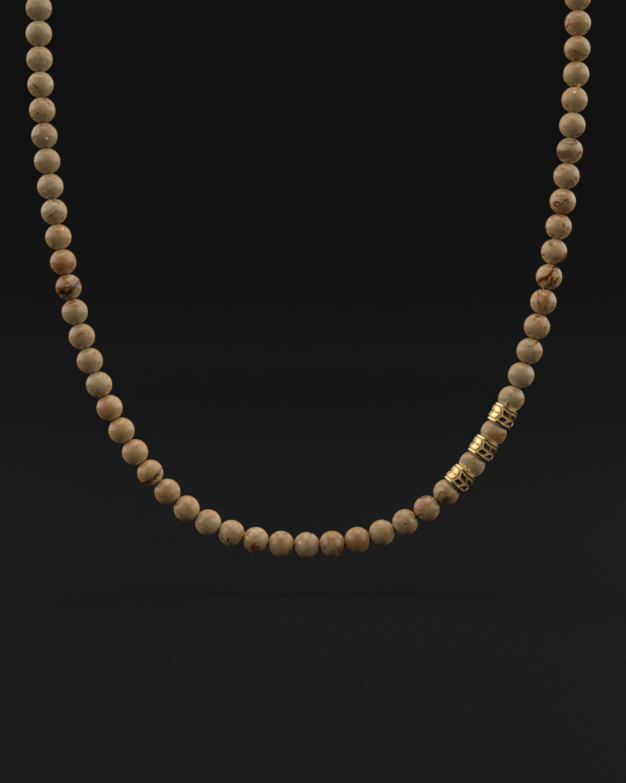 Jasper Necklace 8mm | Royale