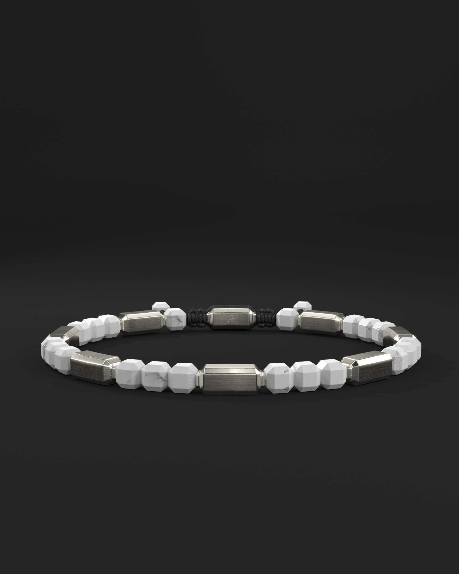 Howlite Bracelet #2 5mm | Kubic