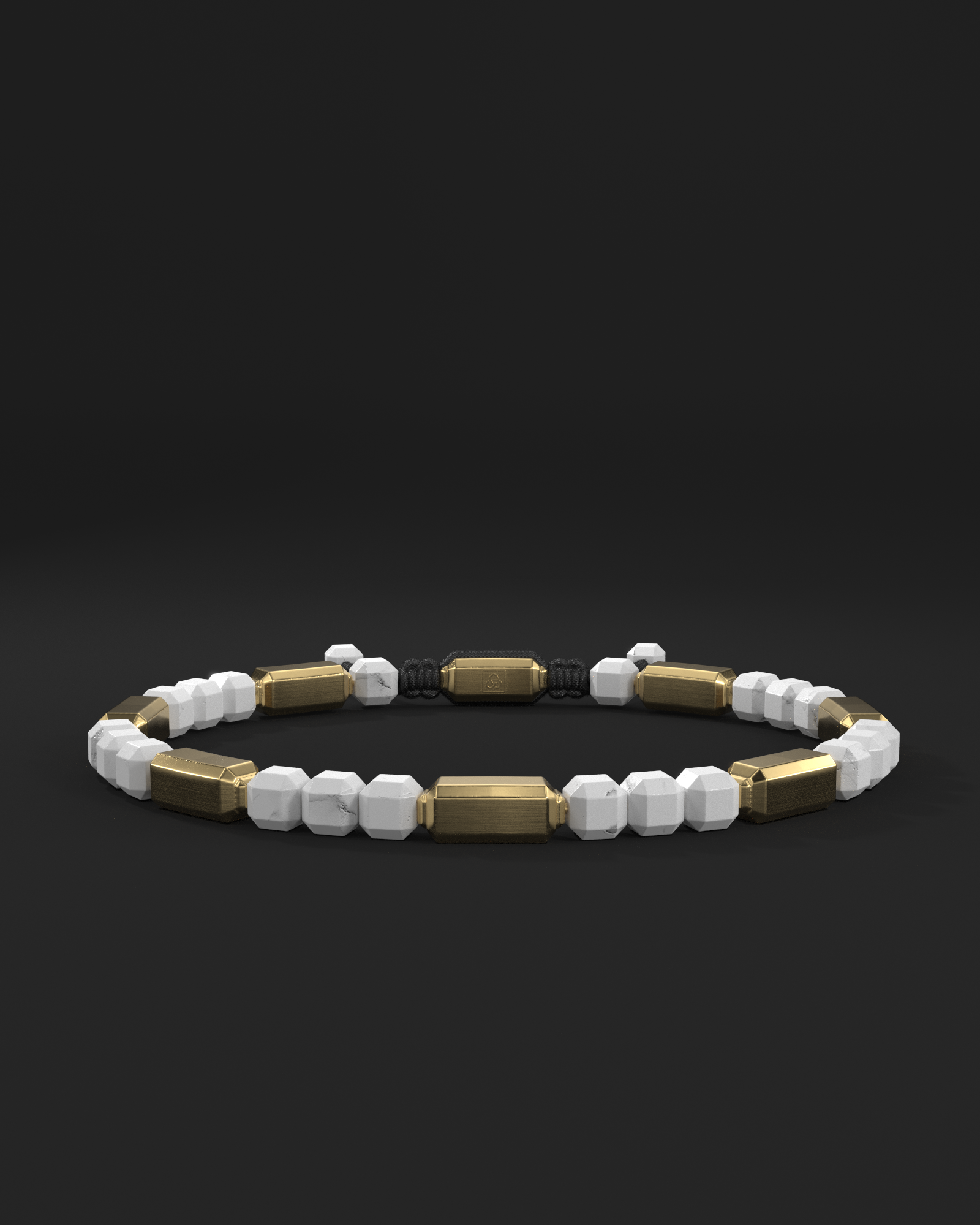 Howlite Bracelet #2 5mm | Kubic