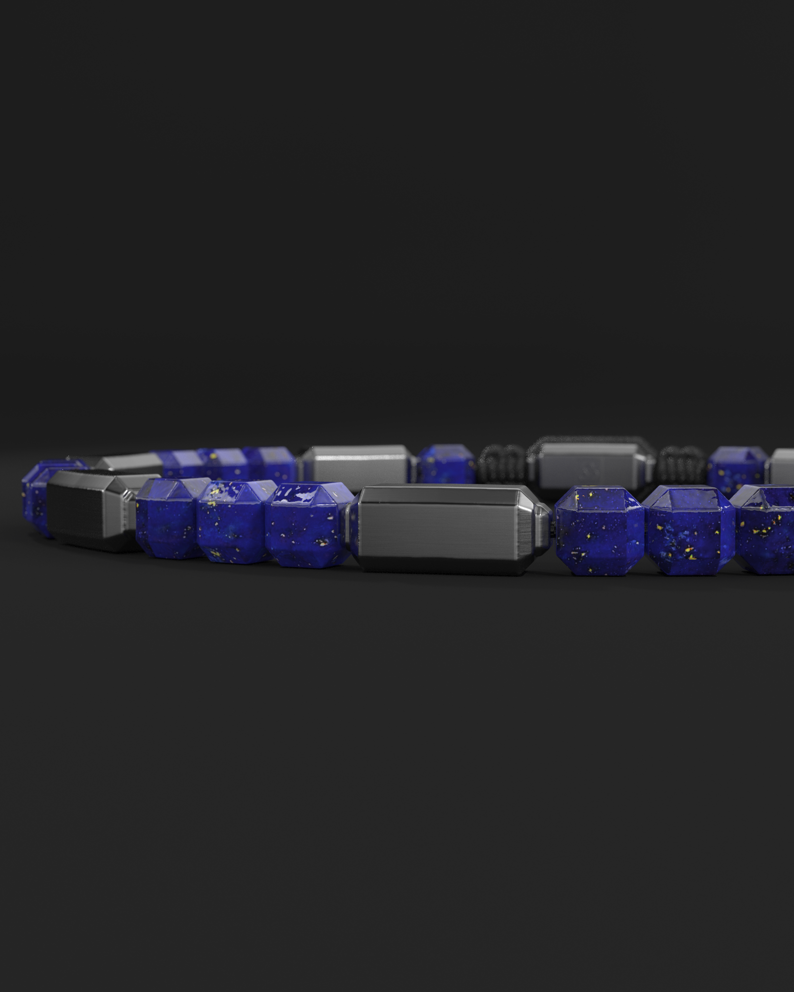 Lapis Lazuli Bracelet #2 5mm | Kubic