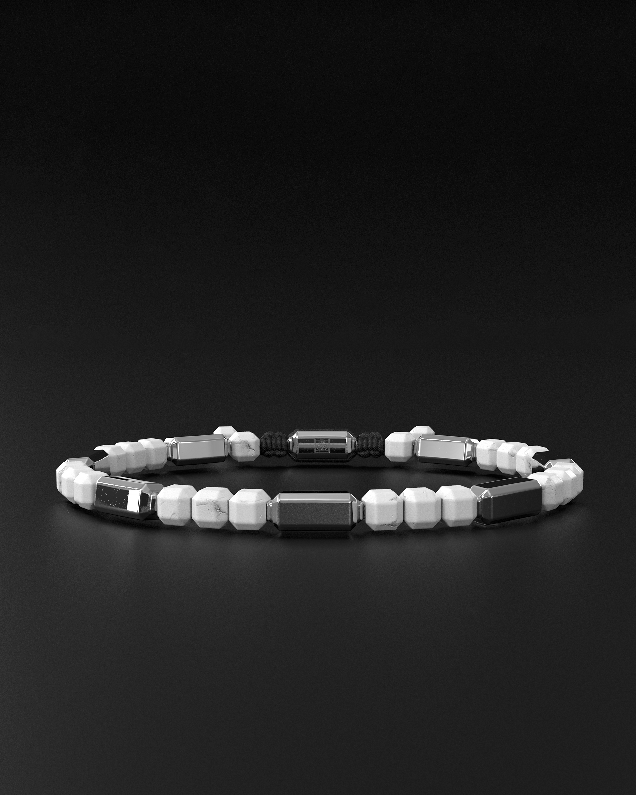 Howlite Bracelet #2 5mm | Kubic