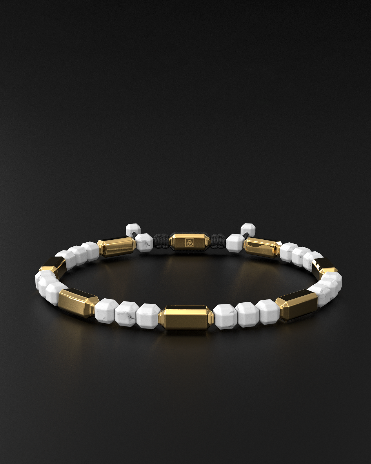 Howlite Bracelet #2 5mm | Kubic