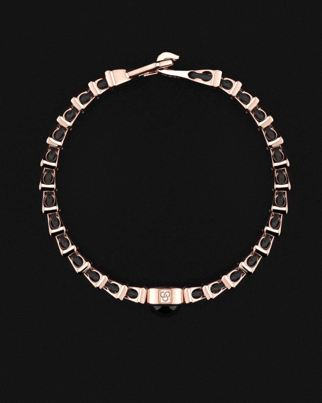 Bracelet en or rose massif 18 carats | Gloire