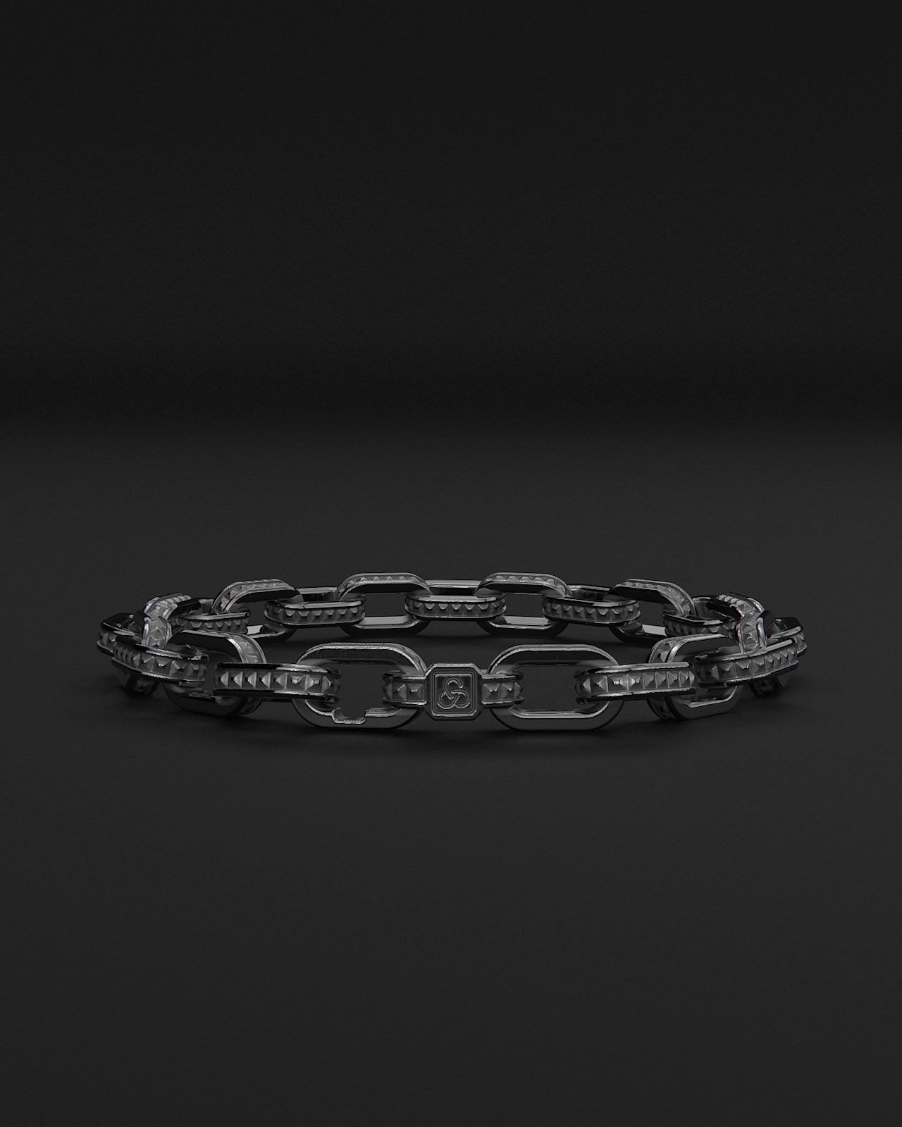 Bracciale a catena grezza n. 3