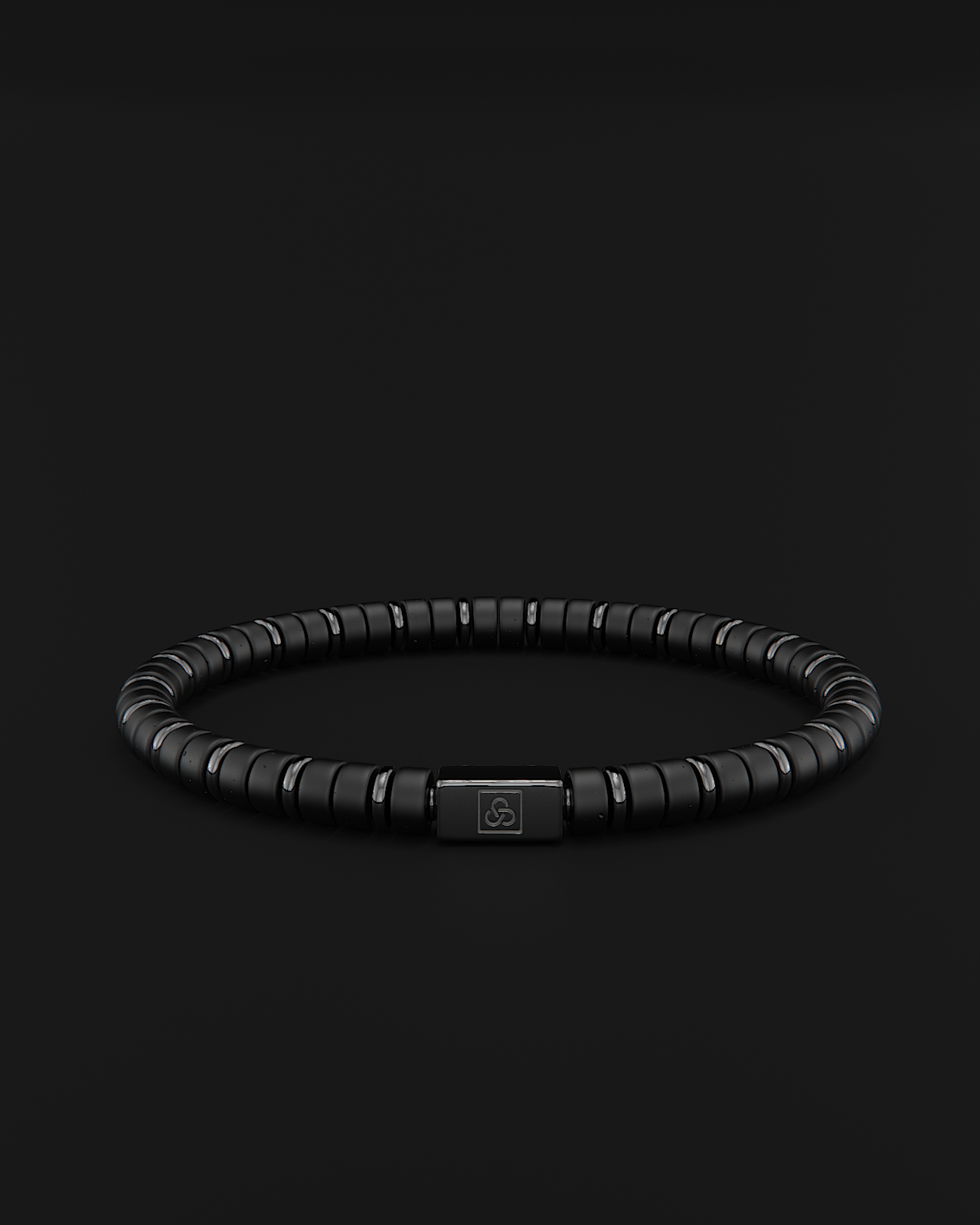 Pulsera de Ónix Mate 6mm | Espaciador #2