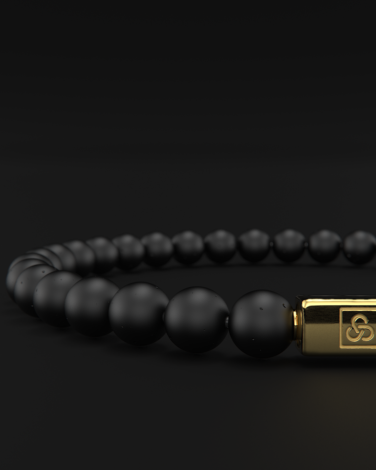 Pulsera de Ónix Mate 6mm | Básico