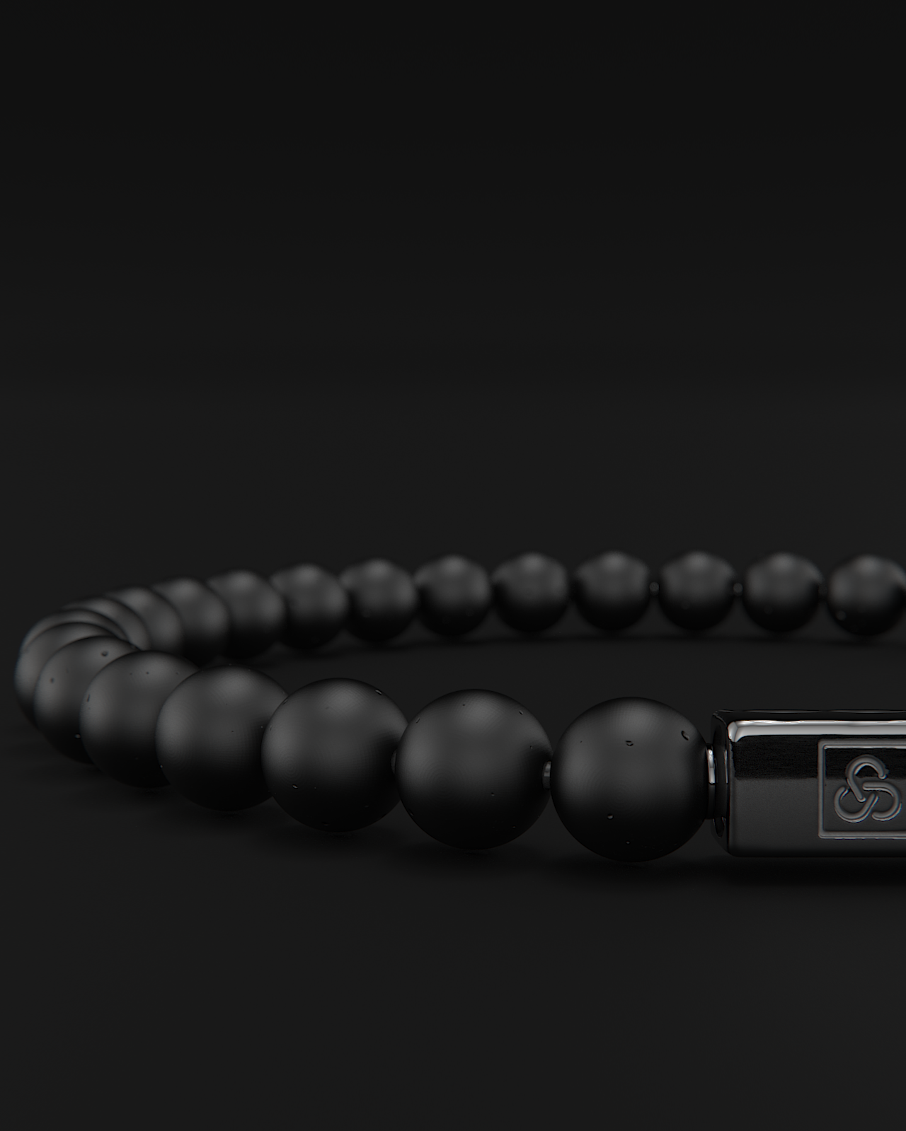 Pulsera de Ónix Mate 6mm | Básico