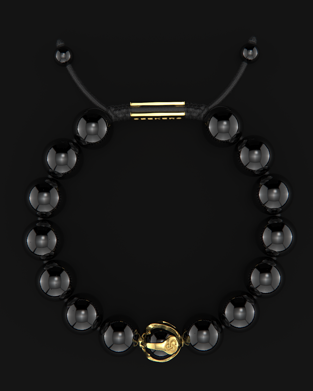 Onyx Bracelet 12mm | Waves