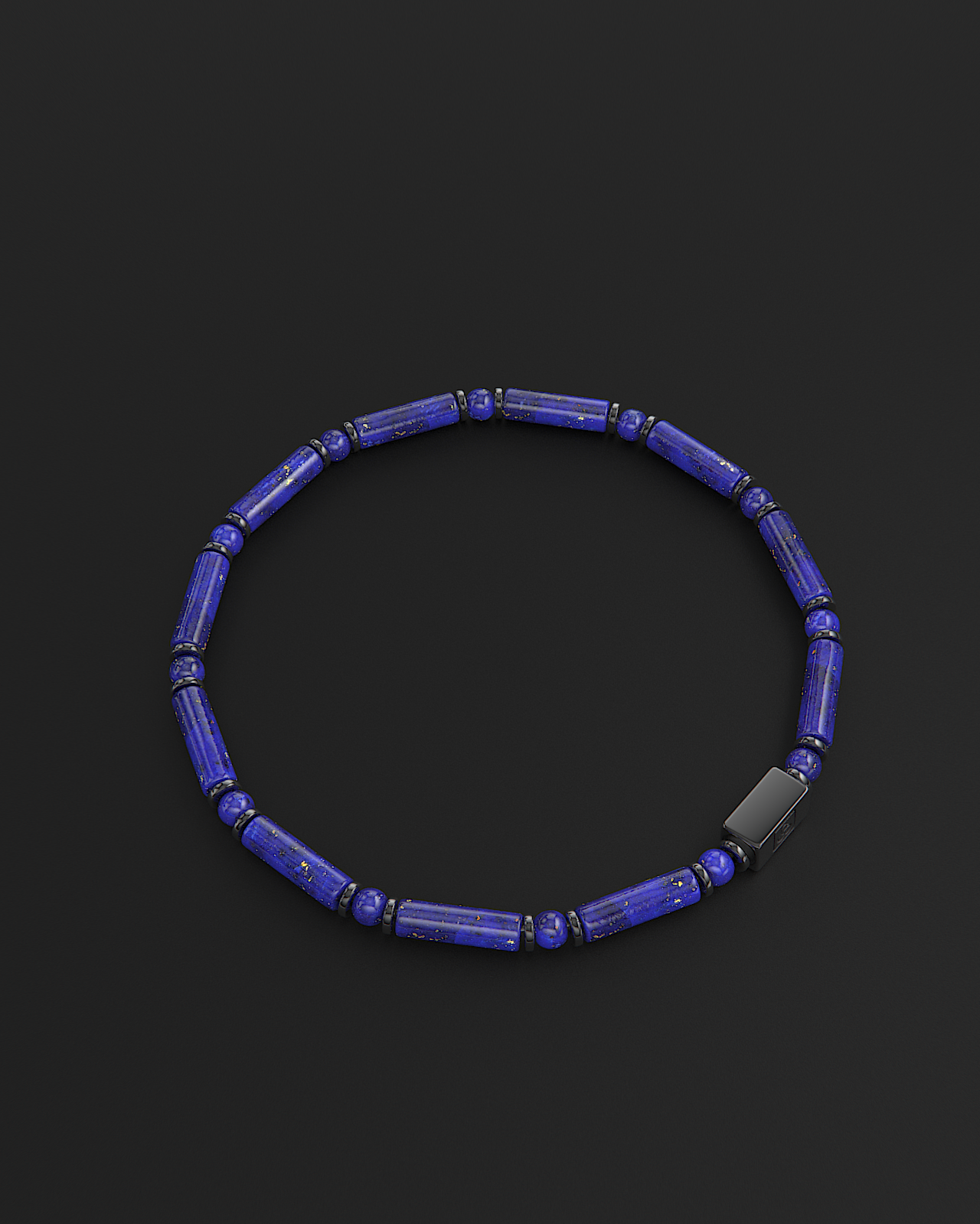 Pulsera de Lápiz Lázuli + Tridacna 4mm | TUBO