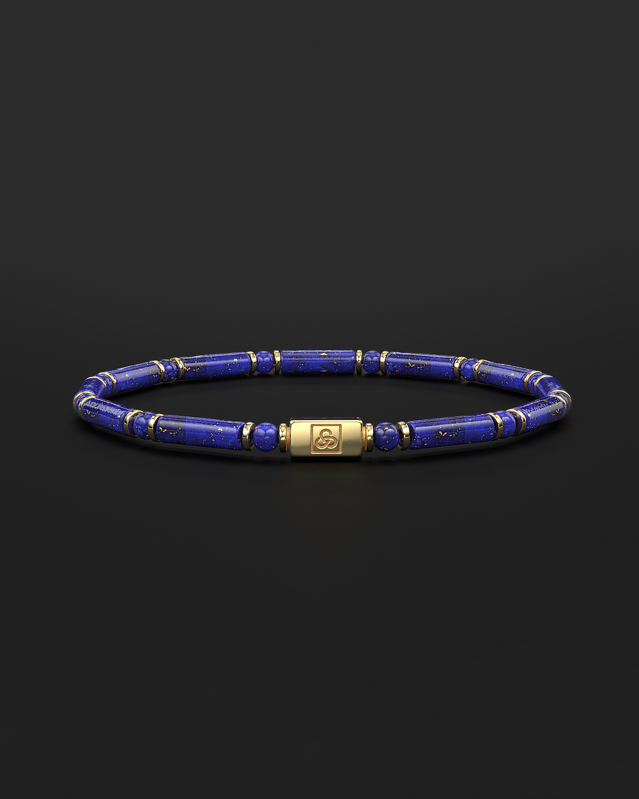 Pulsera de Lápiz Lázuli + Tridacna 4mm | TUBO