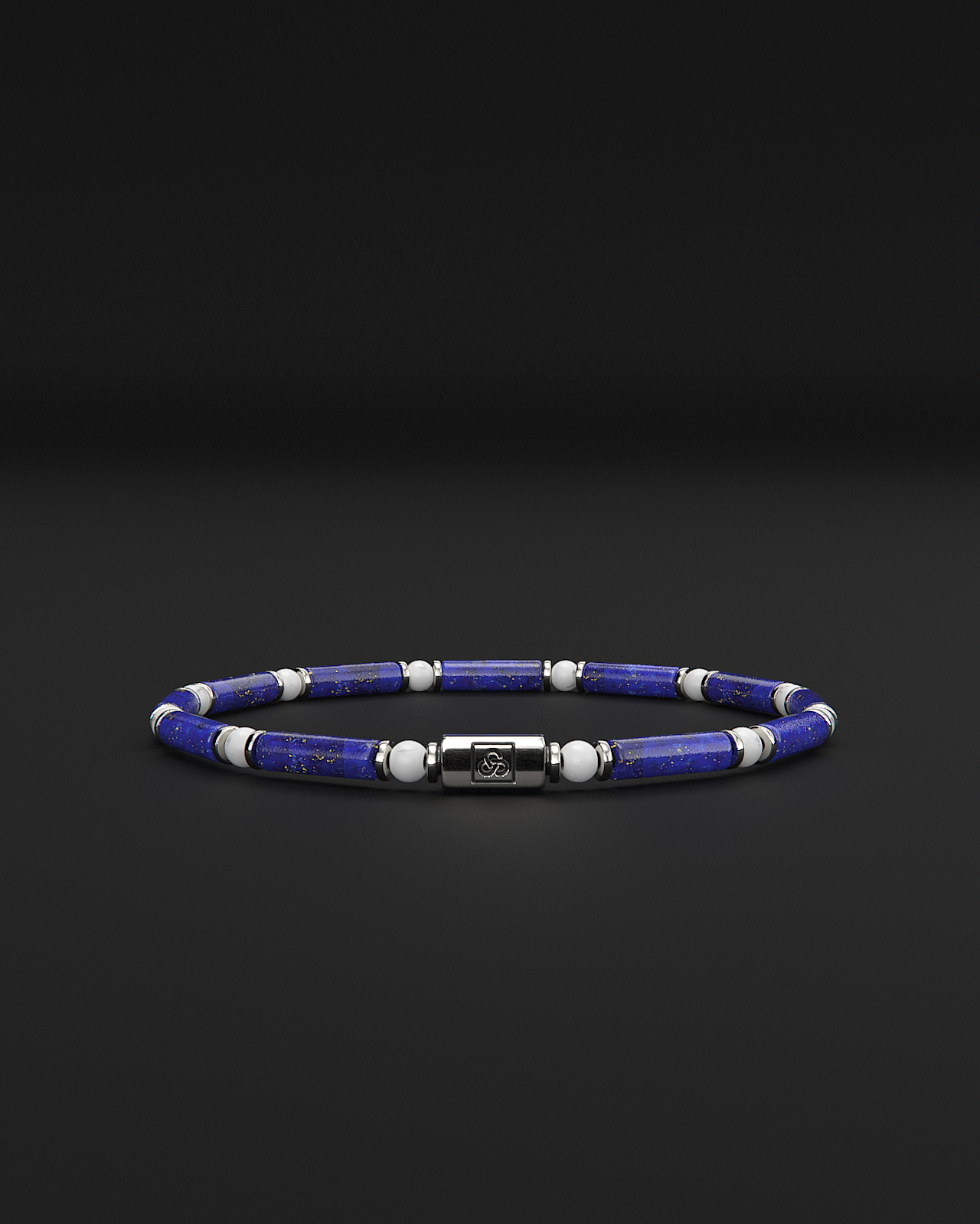 Pulsera de Lápiz Lázuli + Tridacna 4mm | TUBO