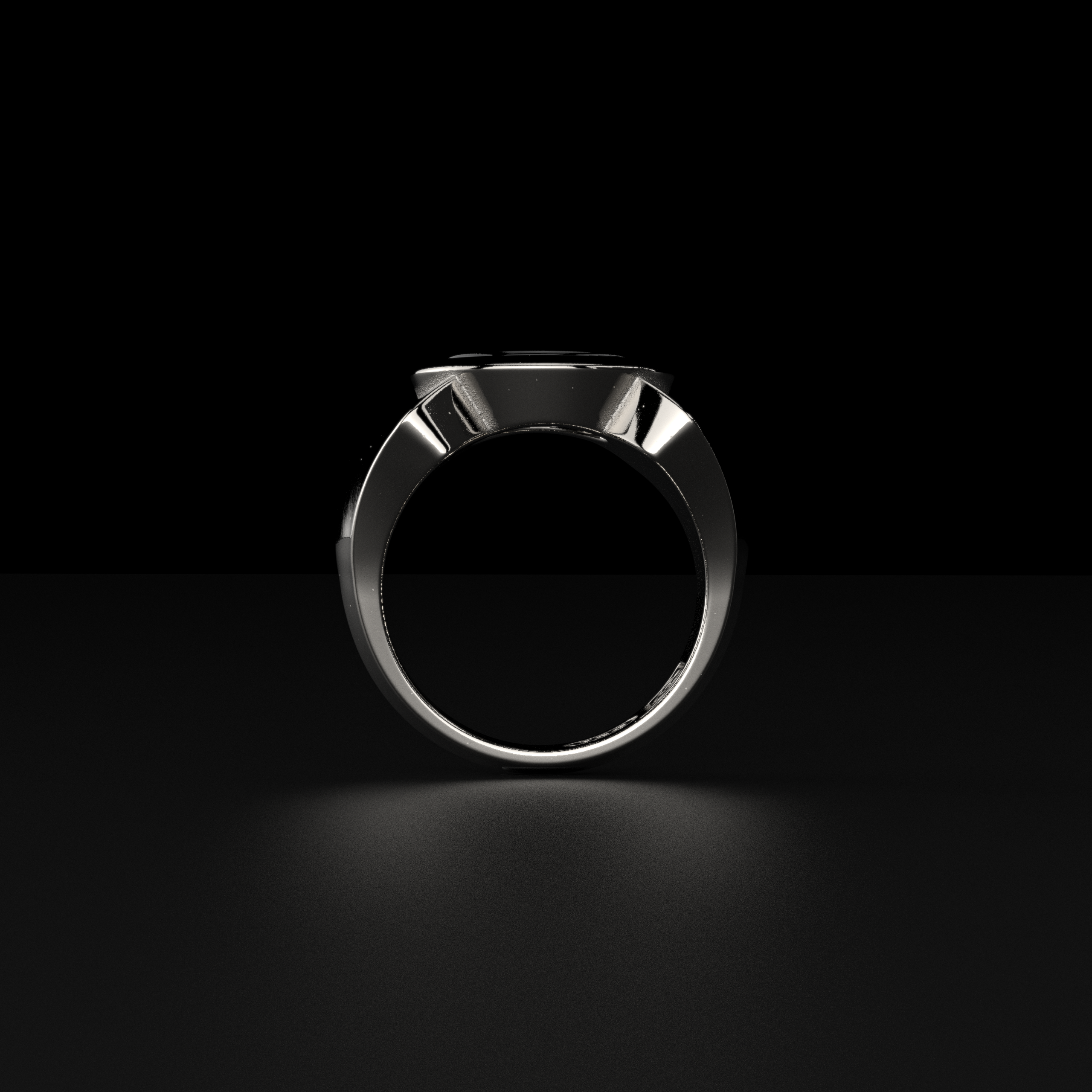 18K Solid White Gold Ring | Kudos