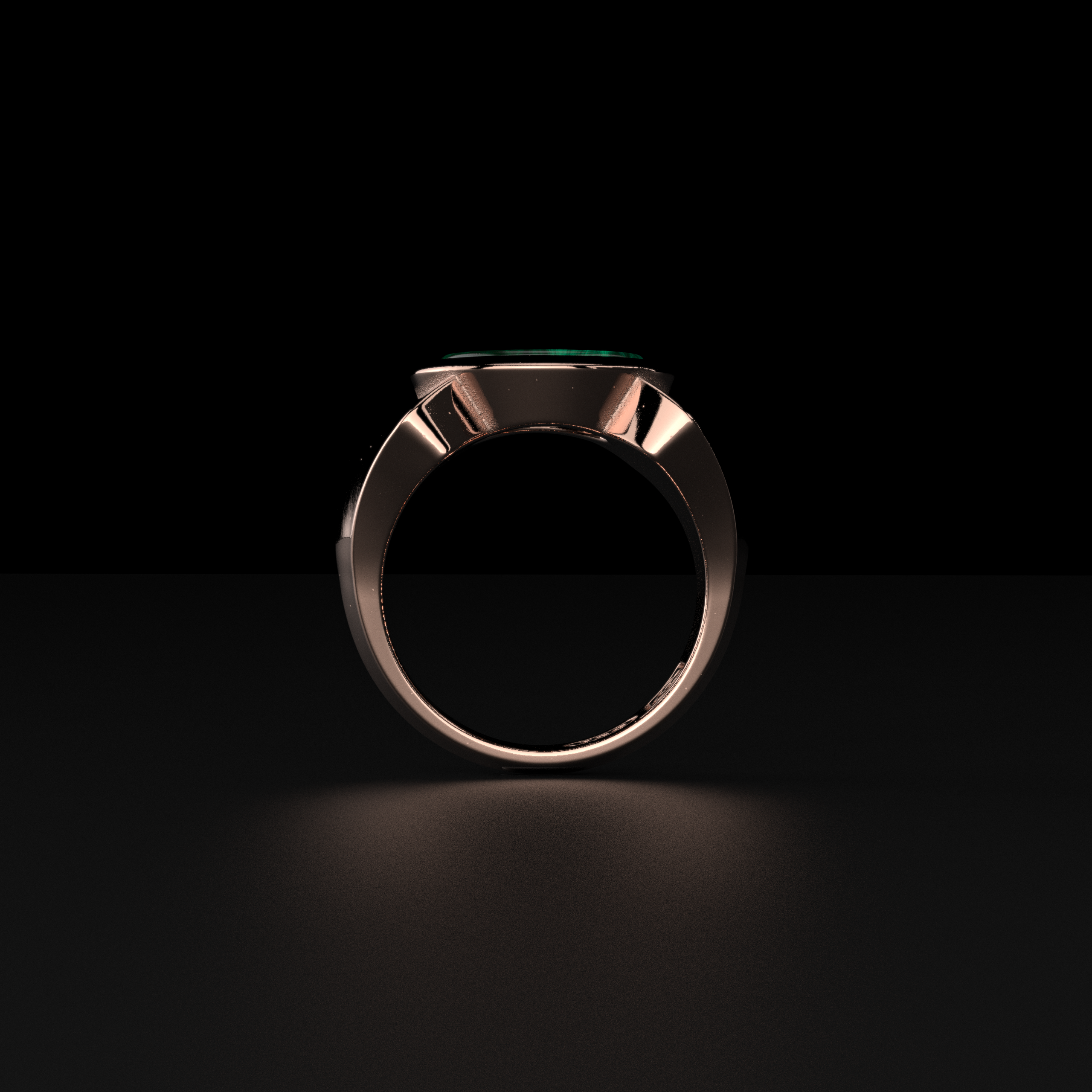 18K Solid Rose Gold Ring \ Kudos