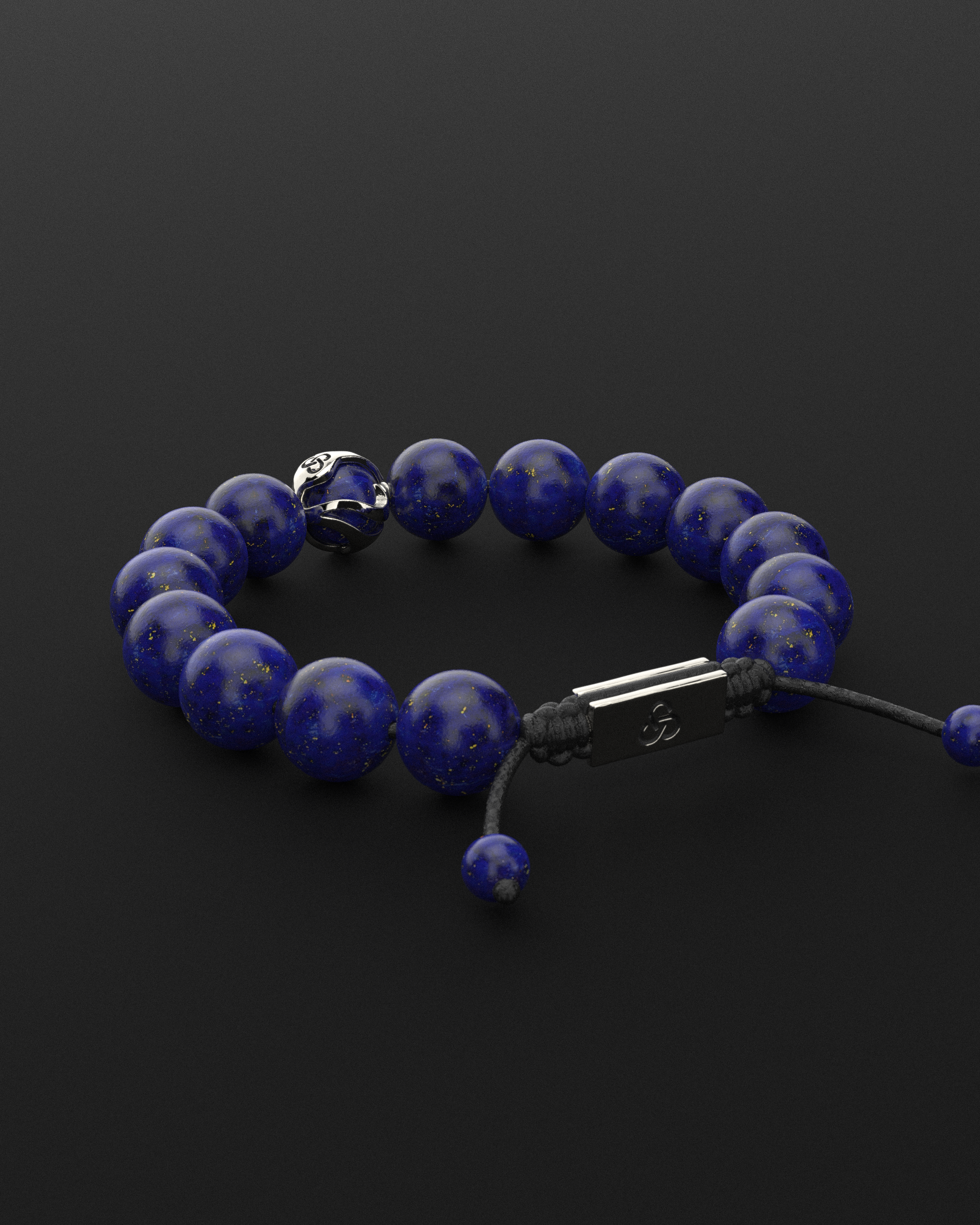 Lapis Lazuli Bracelet 12mm | Waves