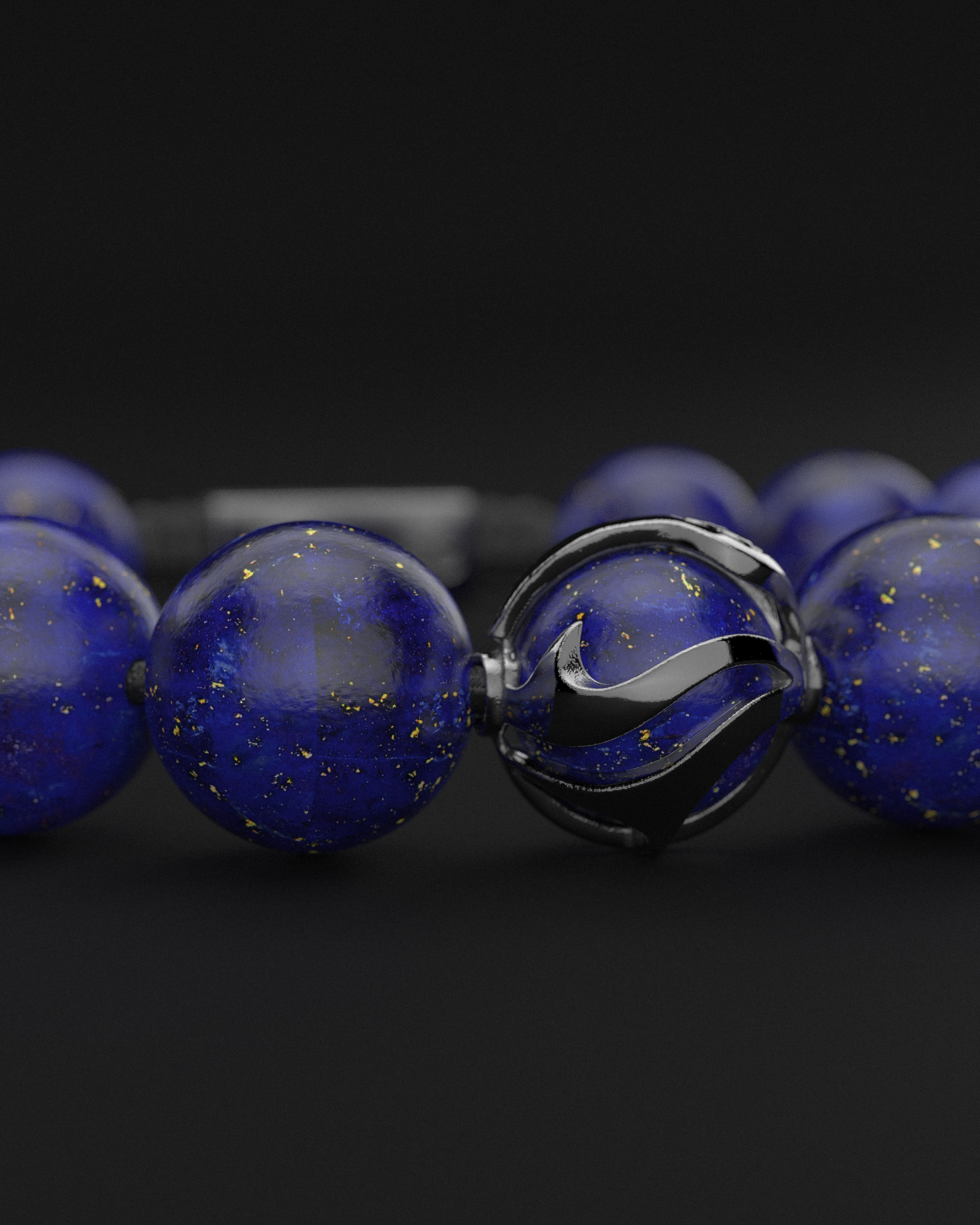 Lapis Lazuli Bracelet 12mm | Waves