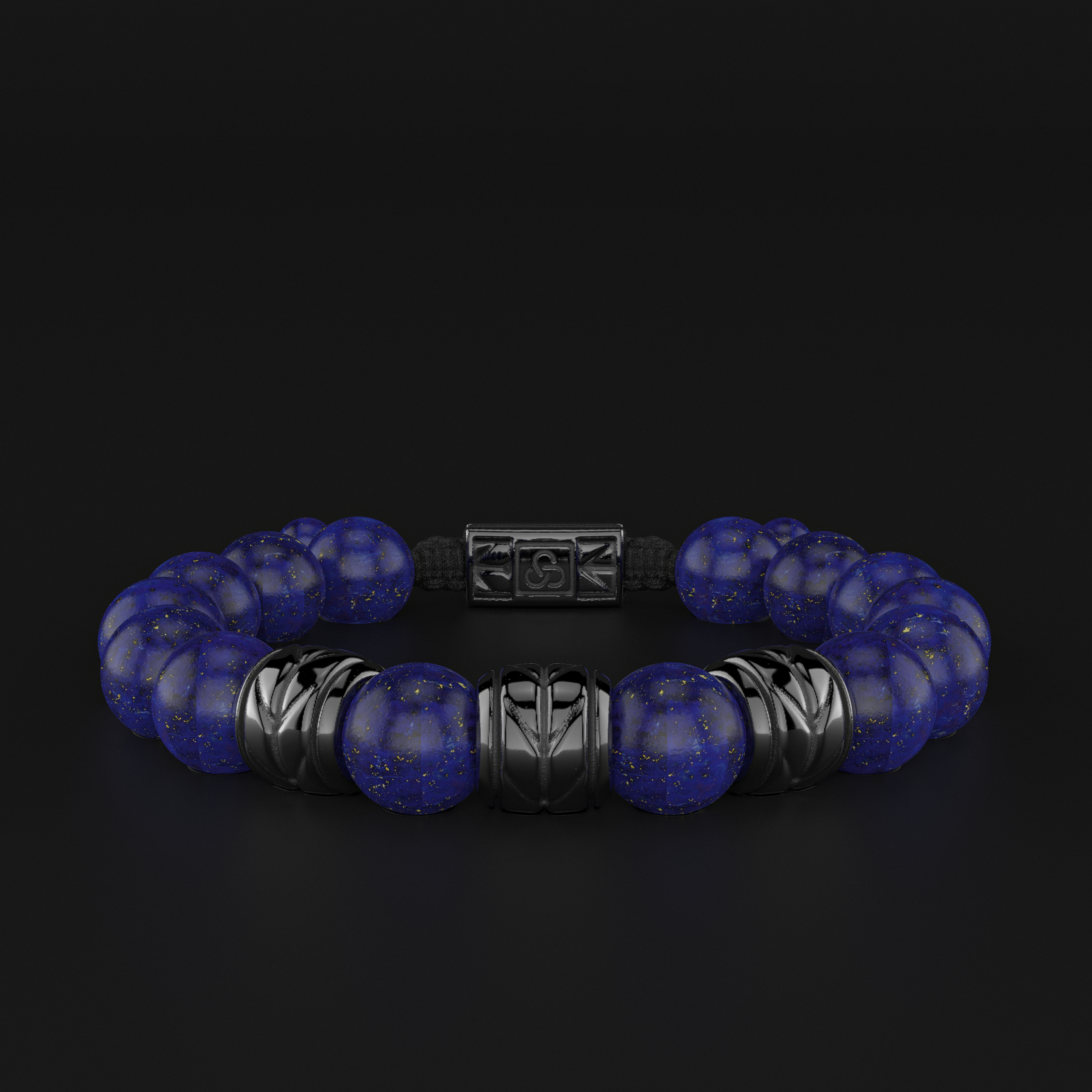 Lapis Lazuli Bracelet 12mm | Woven