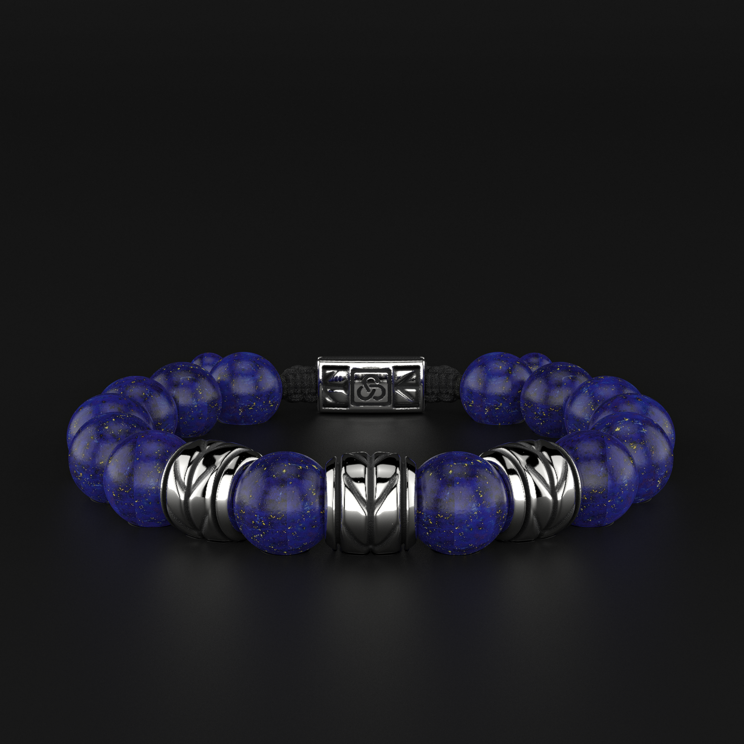 Lapis Lazuli Bracelet 12mm | Woven