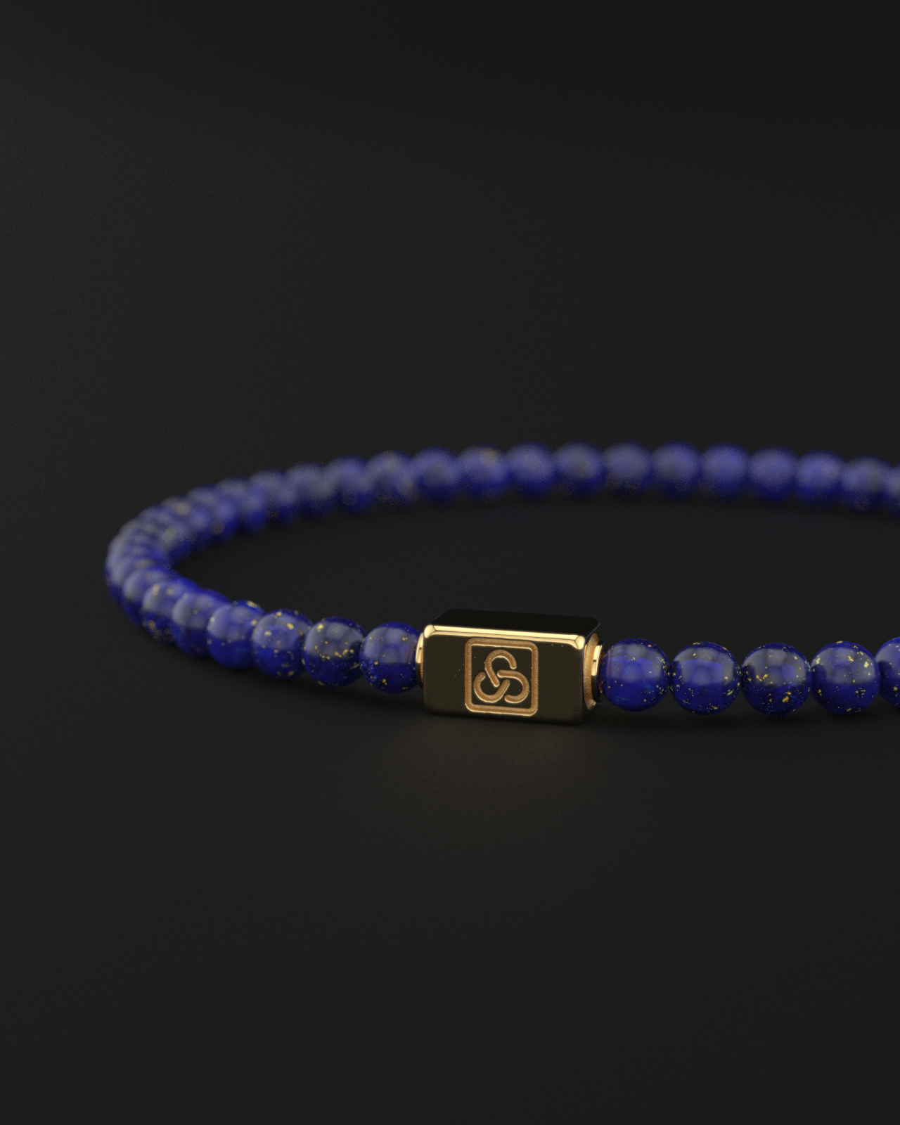 Lapis Lazuli Bracelet 4mm | Essential