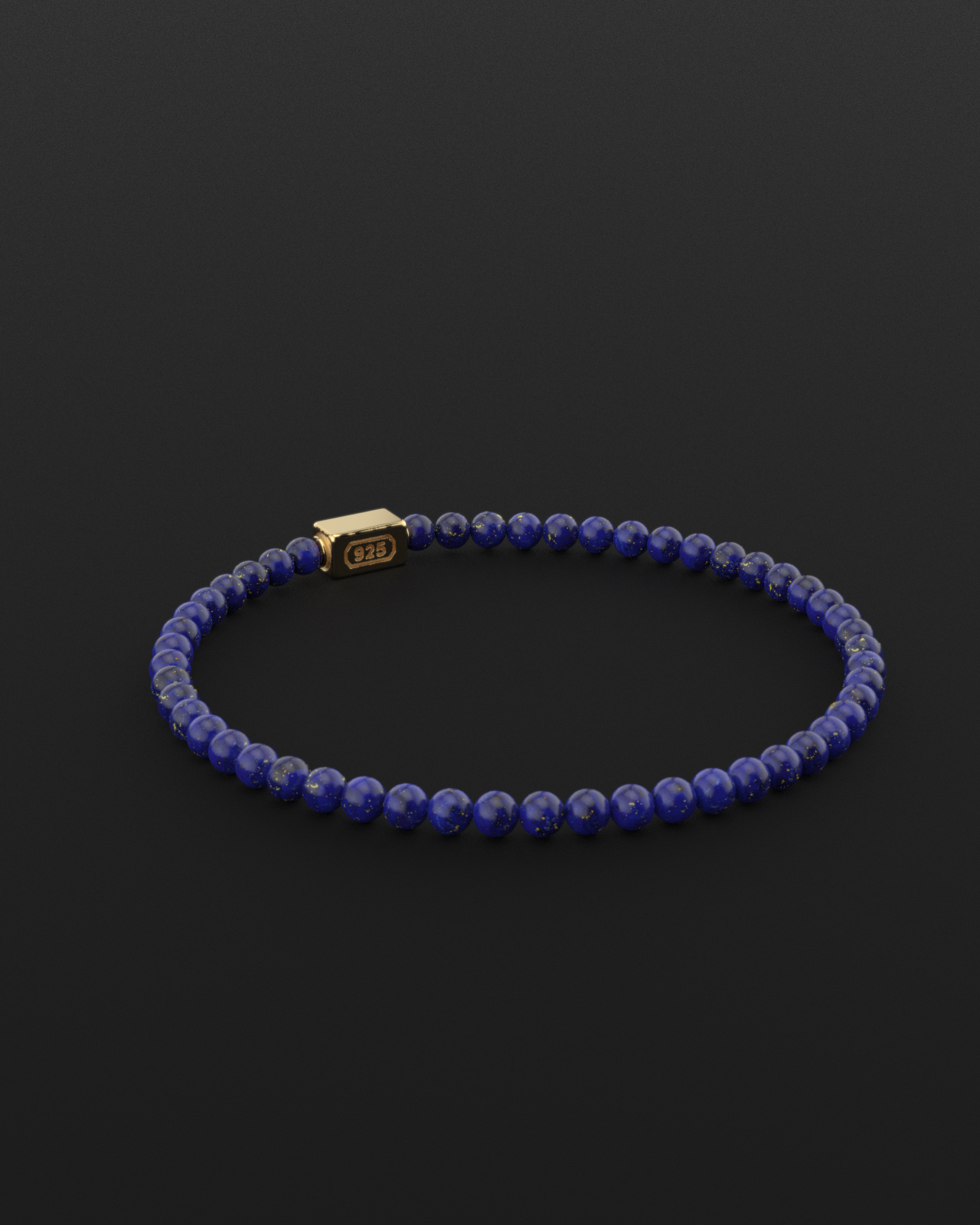 Lapis Lazuli Bracelet 4mm | Essential