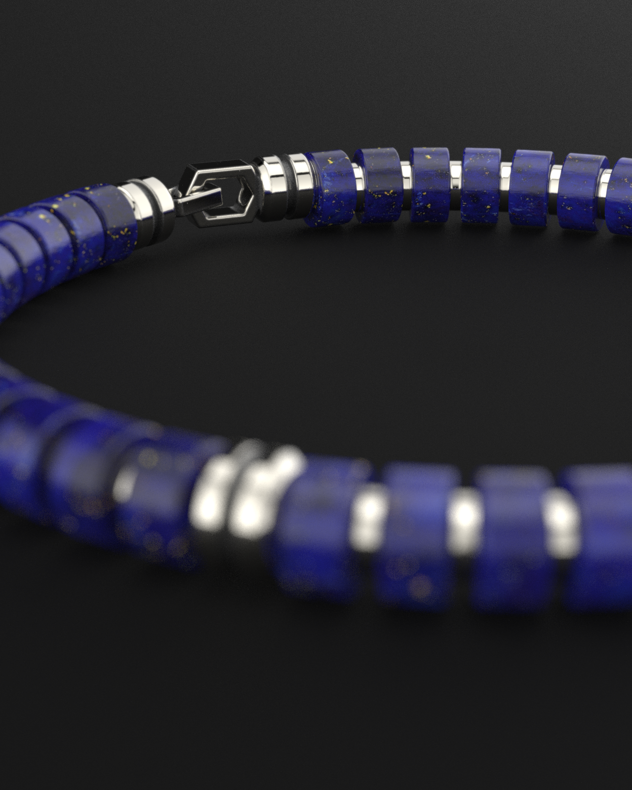 Lapis Lazuli Bracelet 6mm | Premium Spacer