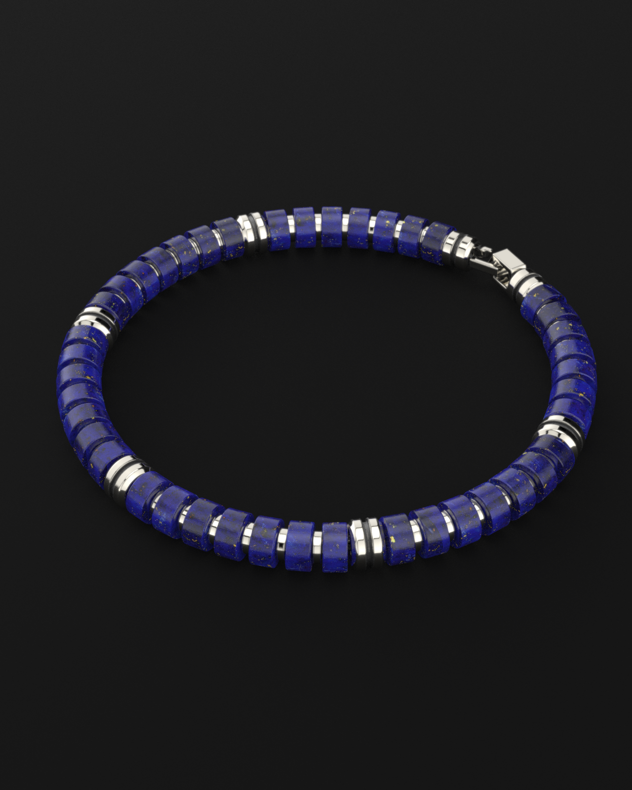 Lapis Lazuli Bracelet 6mm | Premium Spacer