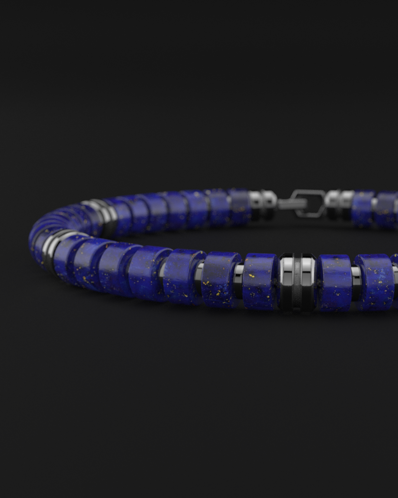 Lapis Lazuli Bracelet 6mm | Premium Spacer