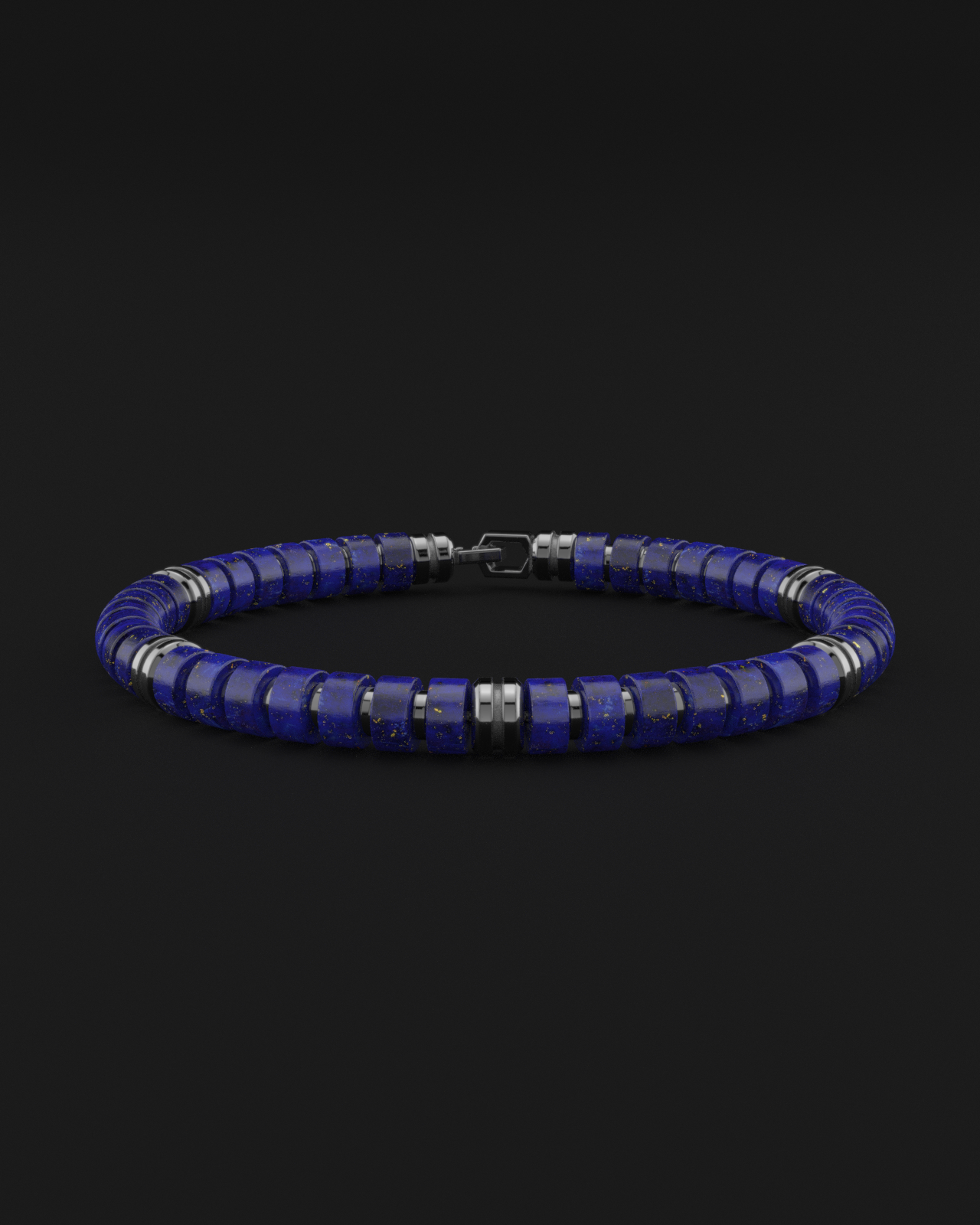 Lapis Lazuli Bracelet 6mm | Premium Spacer