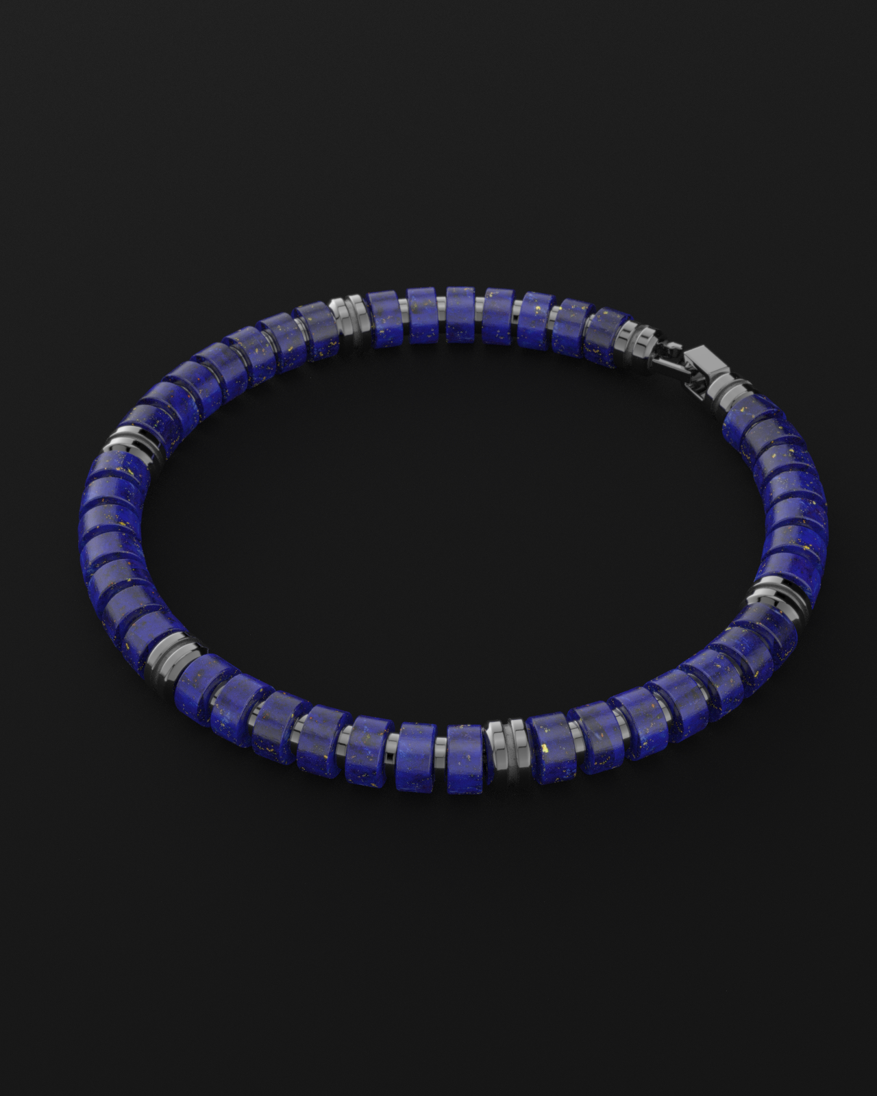 Lapis Lazuli Bracelet 6mm | Premium Spacer