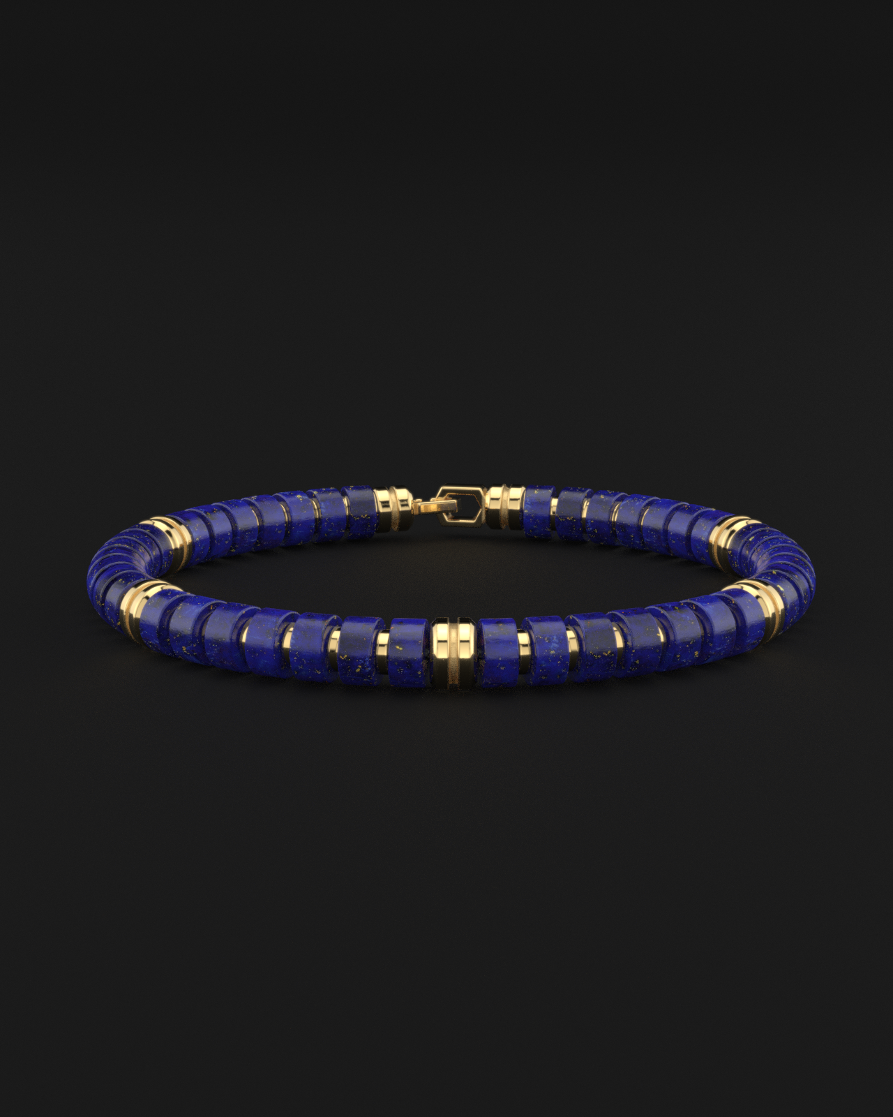 Lapis Lazuli Bracelet 6mm | Premium Spacer