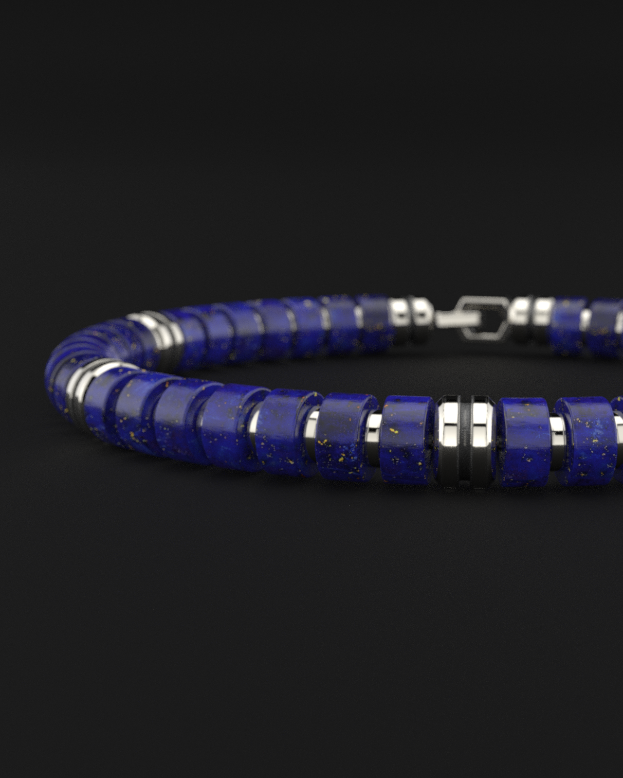 Lapis Lazuli Bracelet 6mm | Premium Spacer