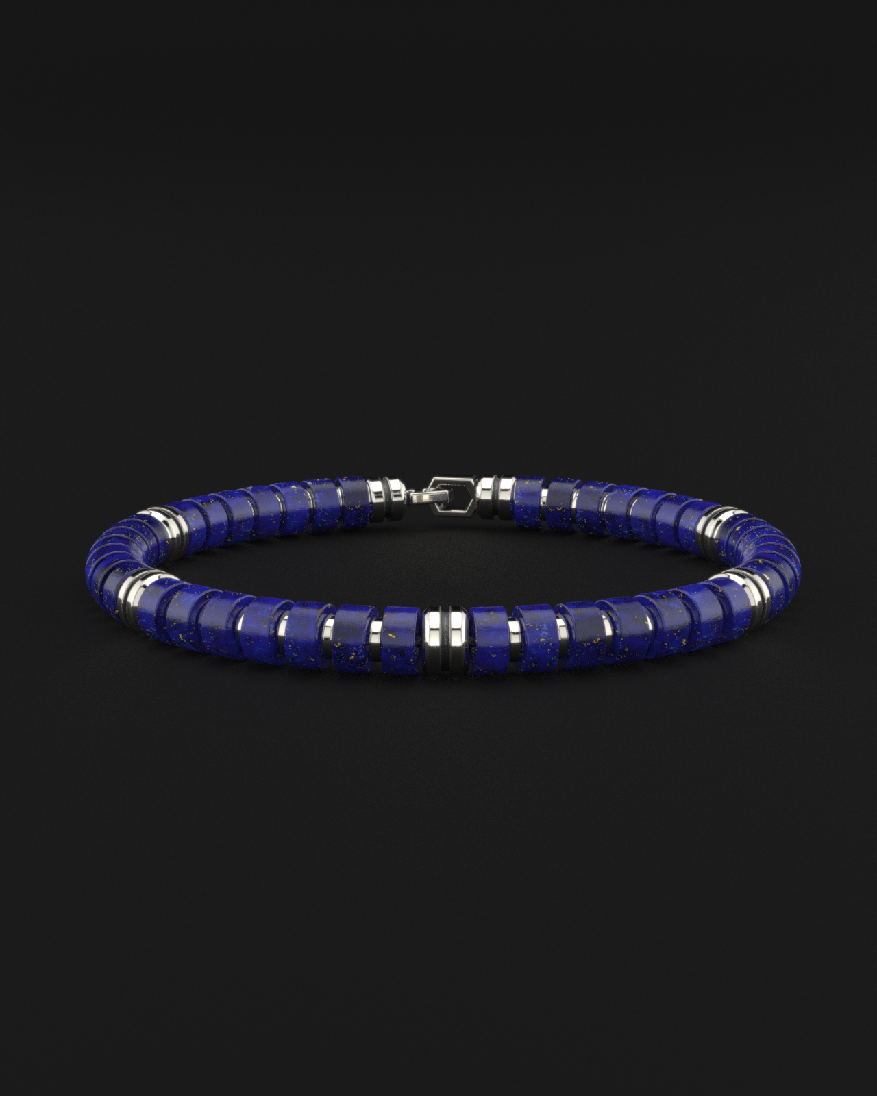 Lapis Lazuli Bracelet 6mm | Premium Spacer