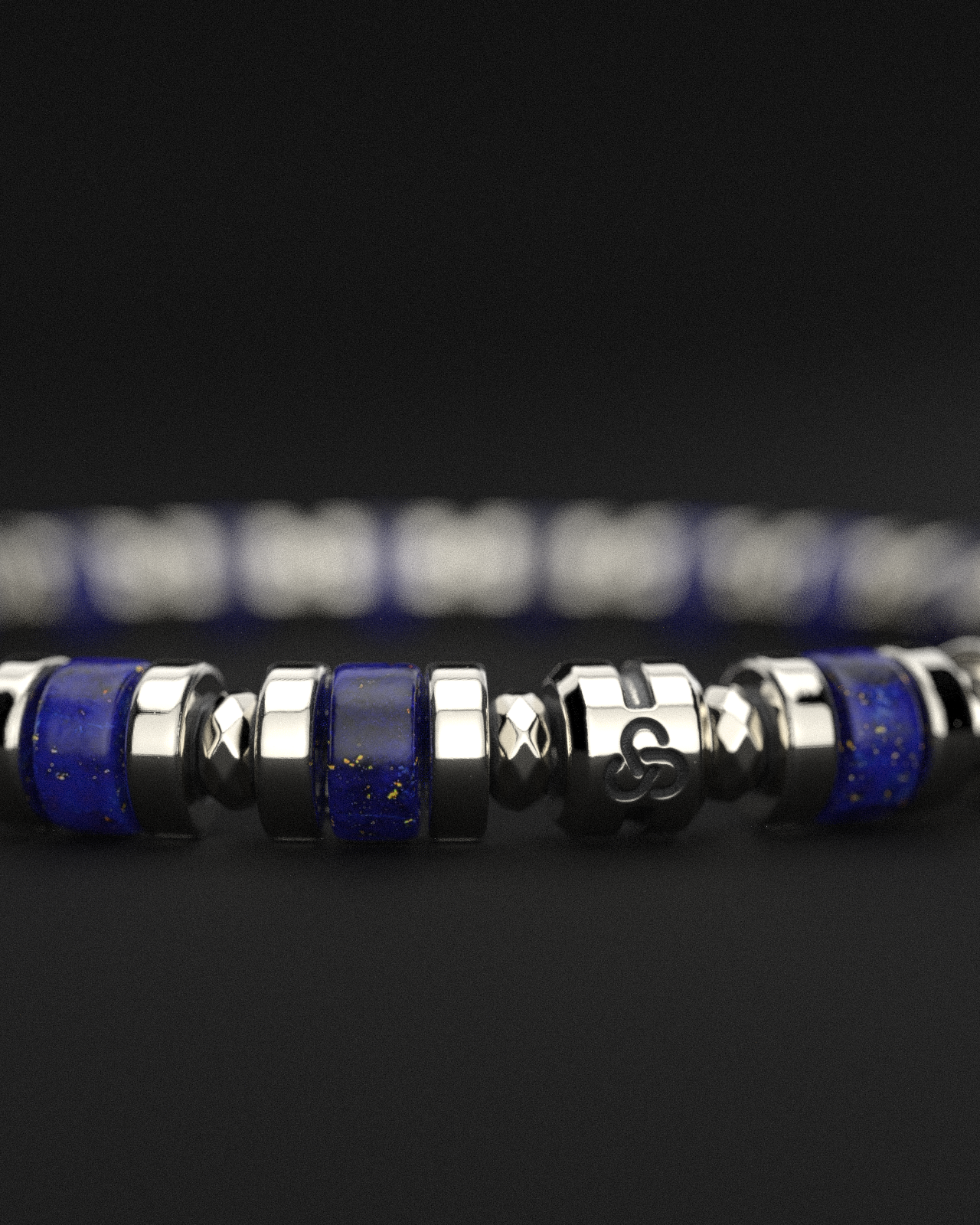 Lapis Lazuli Bracelet 6mm | Spacer