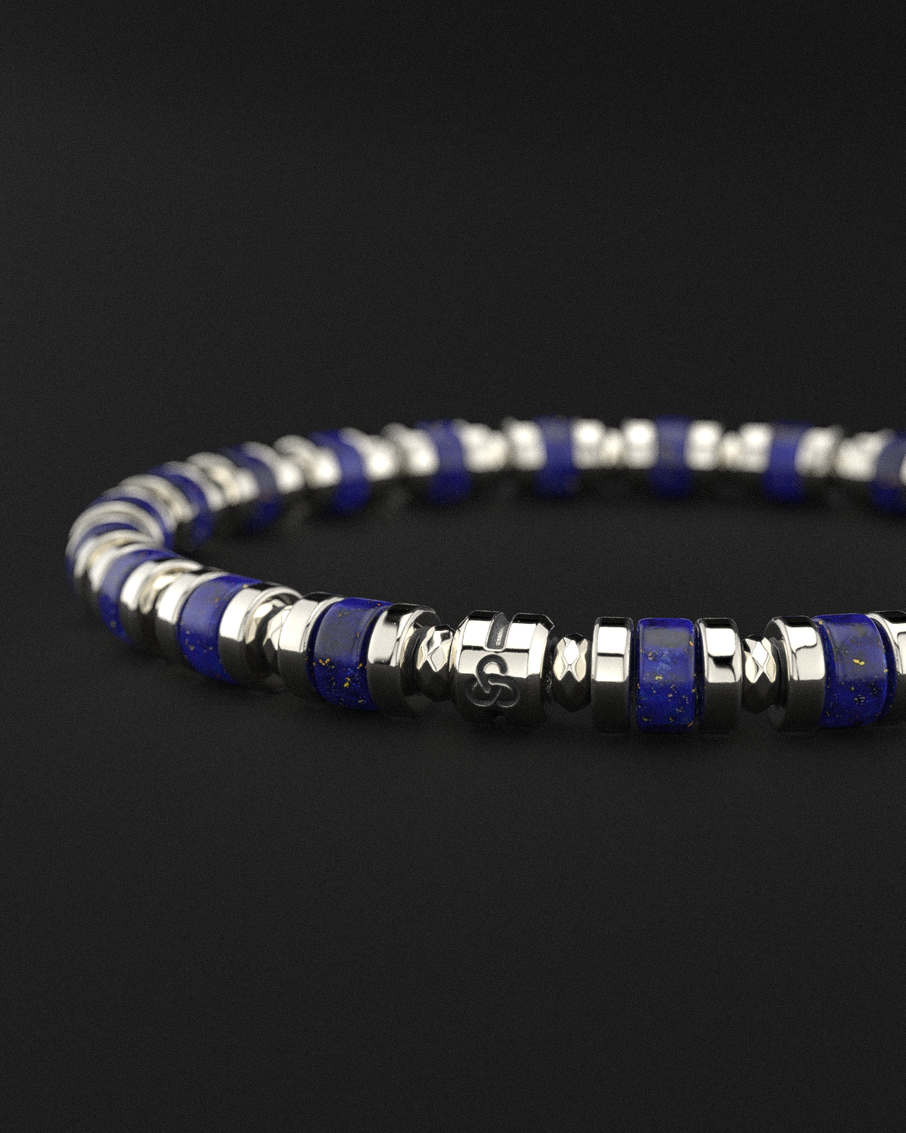 Lapis Lazuli Bracelet 6mm | Spacer