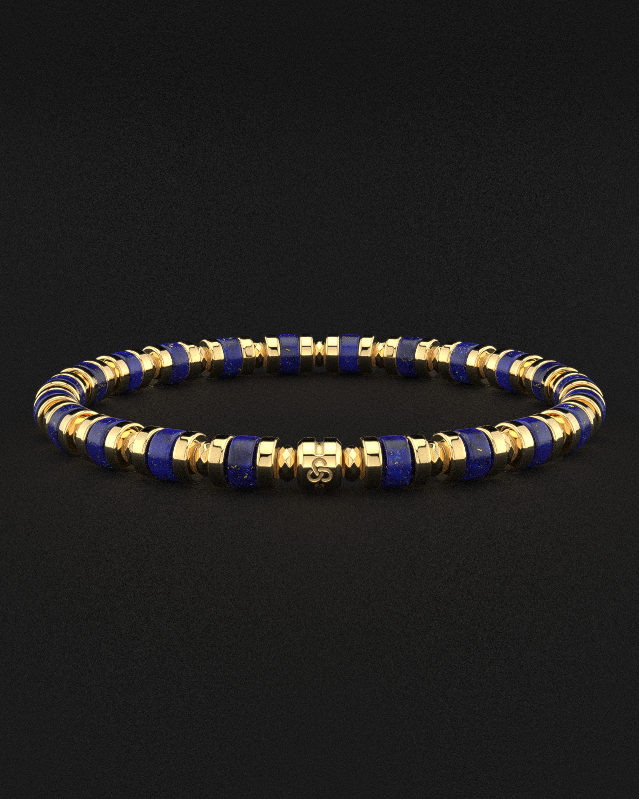 Lapis Lazuli Bracelet 6mm | Spacer