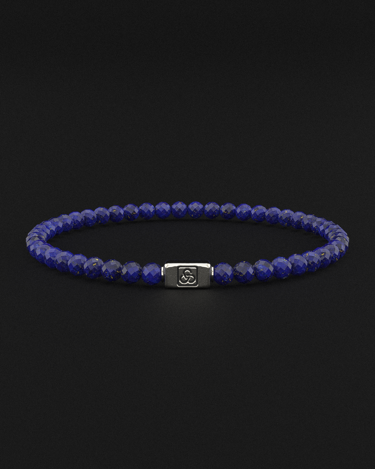 Lapis Lazuli Bracelet Faceted 4mm | Essential