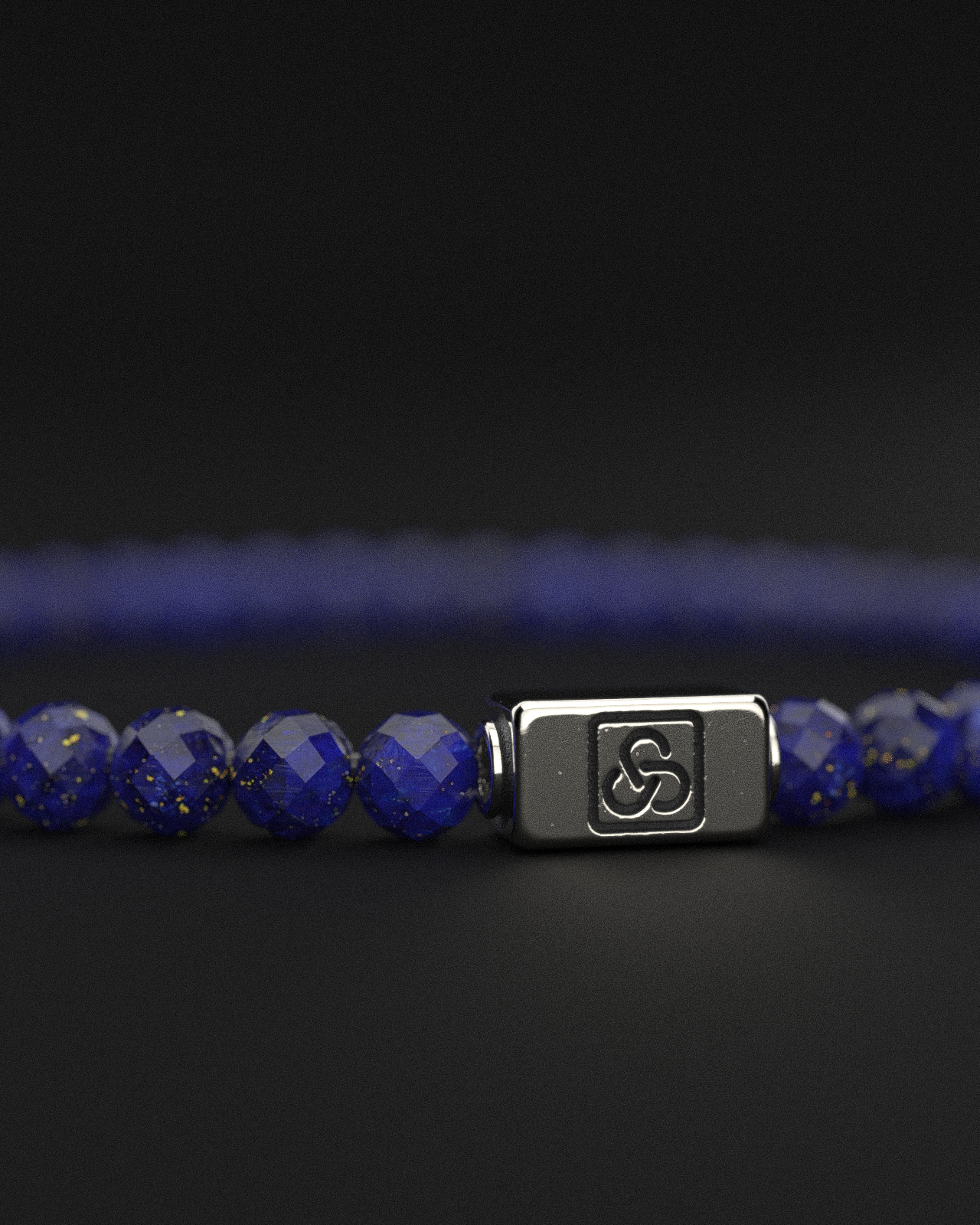 Lapis Lazuli Bracelet Faceted 4mm | Essential